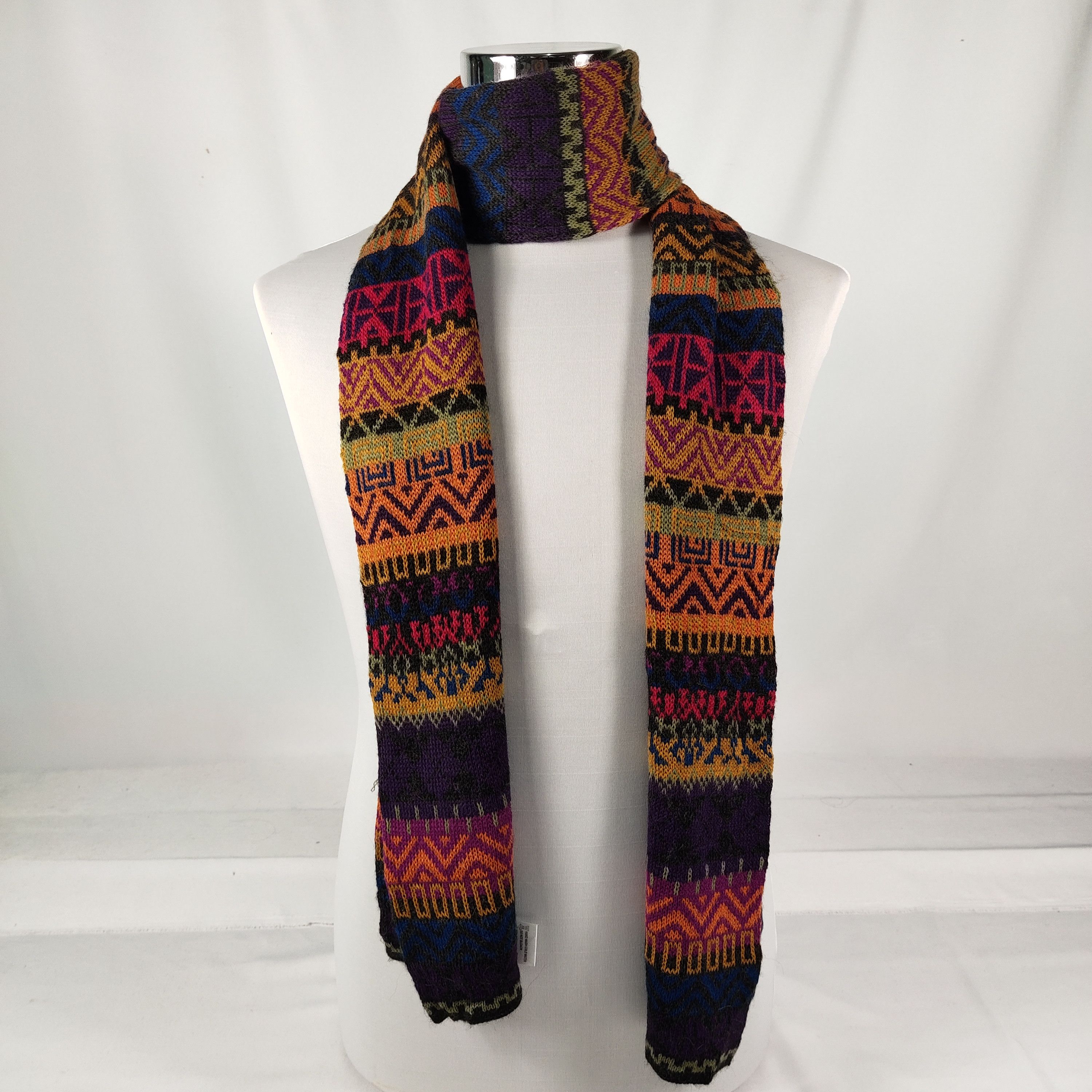 Vintage Pure Alpaca Scarf / Muffler / Neckwear Size ONE SIZE - 1 Thumbnail