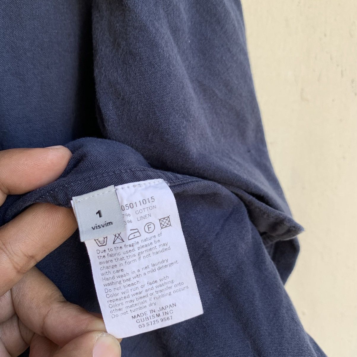 Visvim Visvim Long Raider Shirt Navy Blue Size US S / EU 44-46 / 1 - 9 Thumbnail