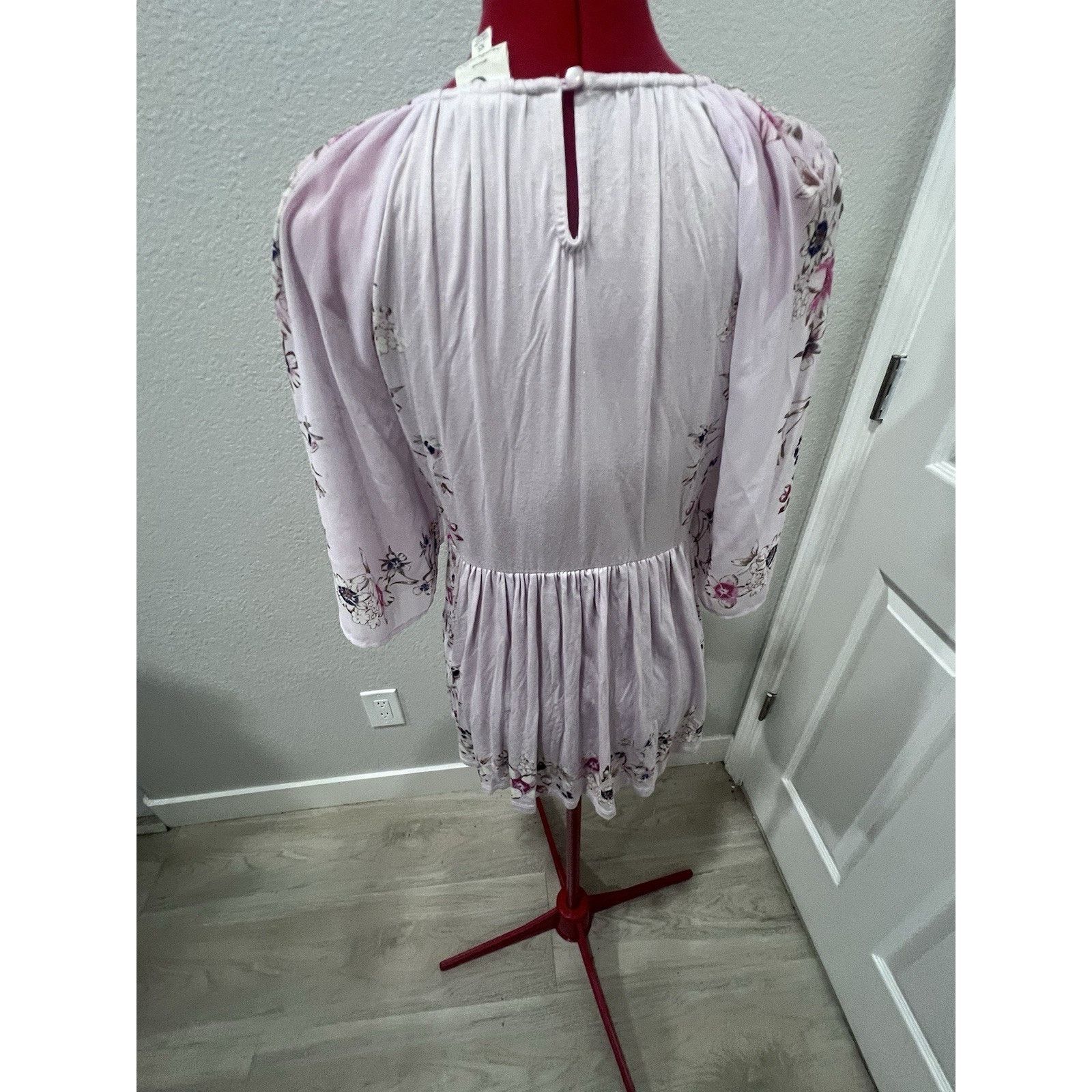 Anthropologie Anthropologie One September Pink Floral Garden Border Fairy Size XS / US 0-2 / IT 36-38 - 11 Thumbnail