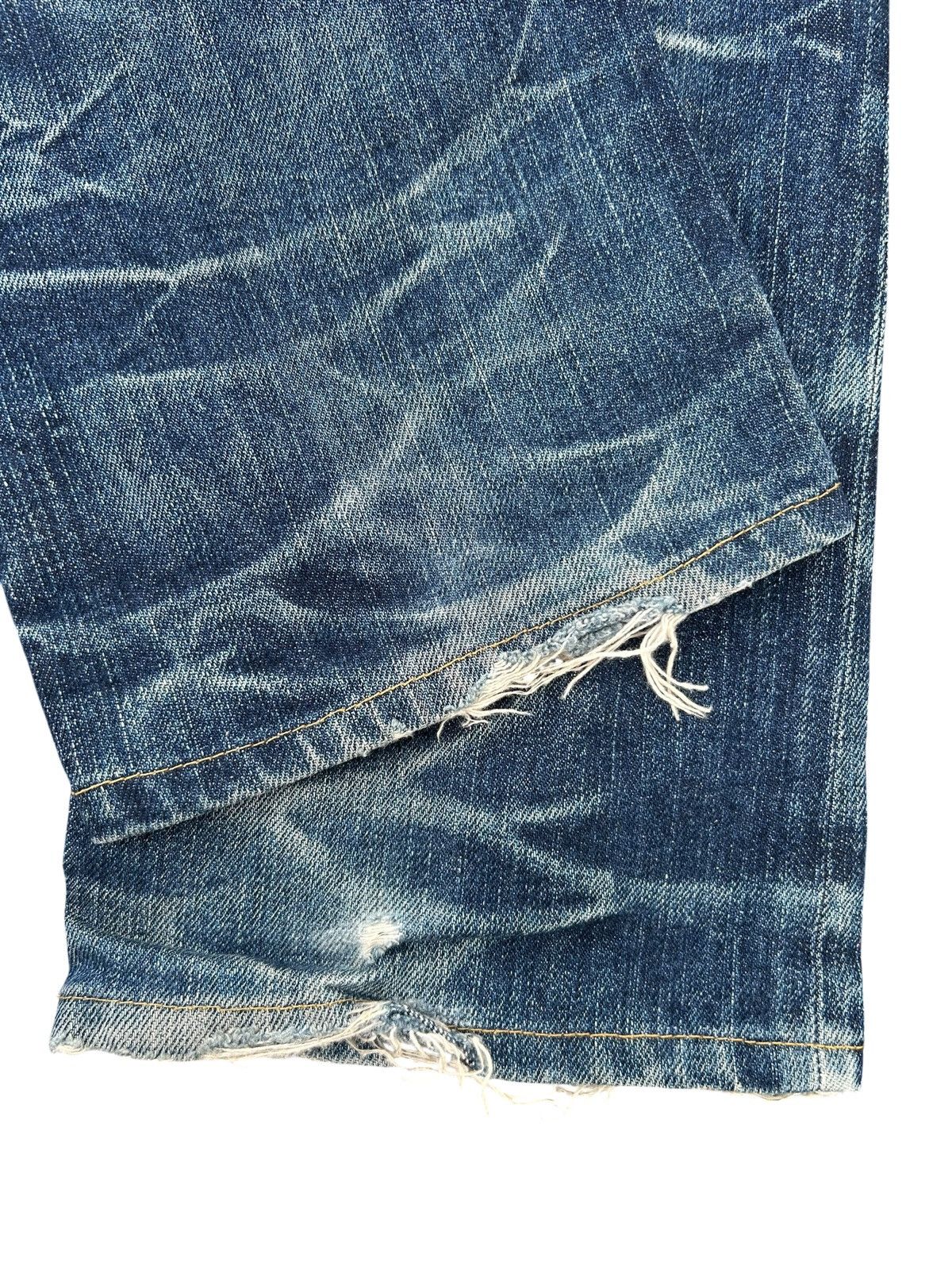 Kapital Vintage ETERNAL Selvedge Distressed Denim Jeans Size US 30 / EU 46 - 18 Thumbnail