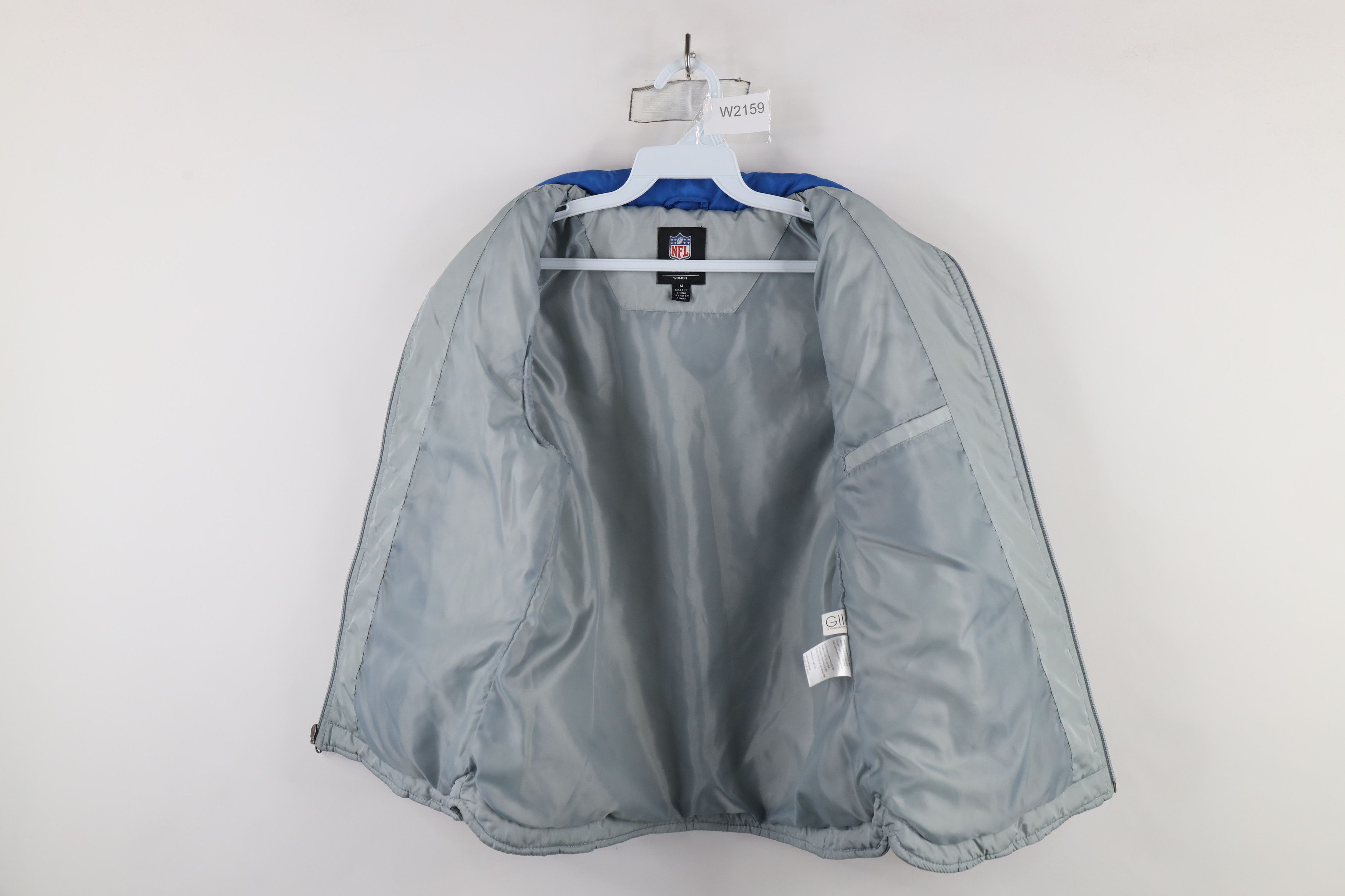 Vintage Vintage NFL Lions Football Quilted Puffer Vest Jacket Size M / US 6-8 / IT 42-44 - 10 Thumbnail