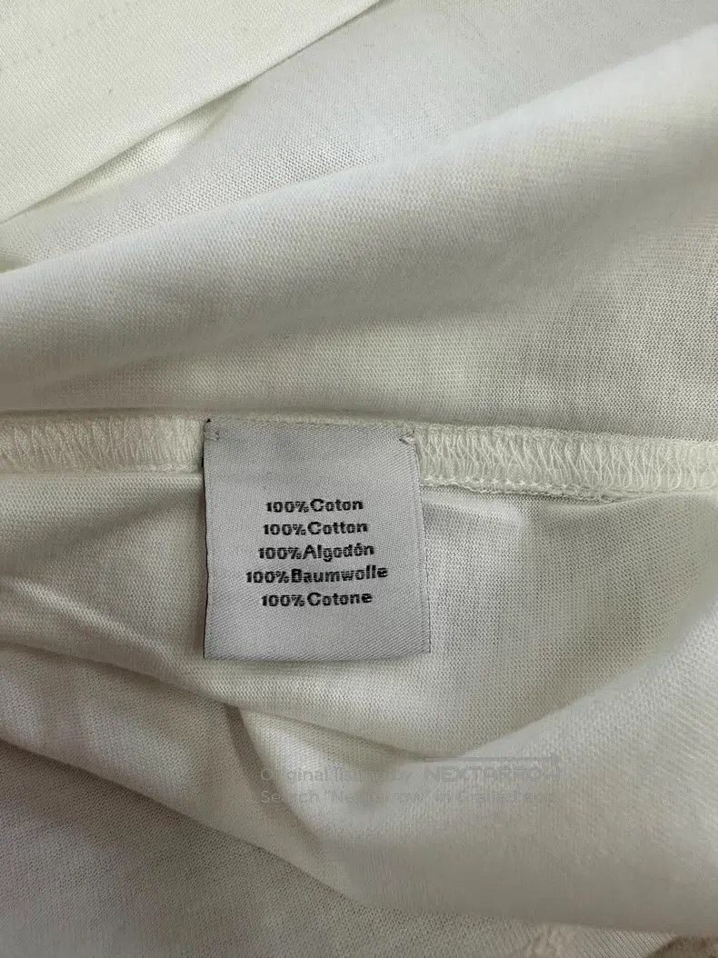 Hermes Hermes White Leather Trimmed Short Sleeve T-Shirt Size US L / EU 52-54 / 3 - 5 Thumbnail