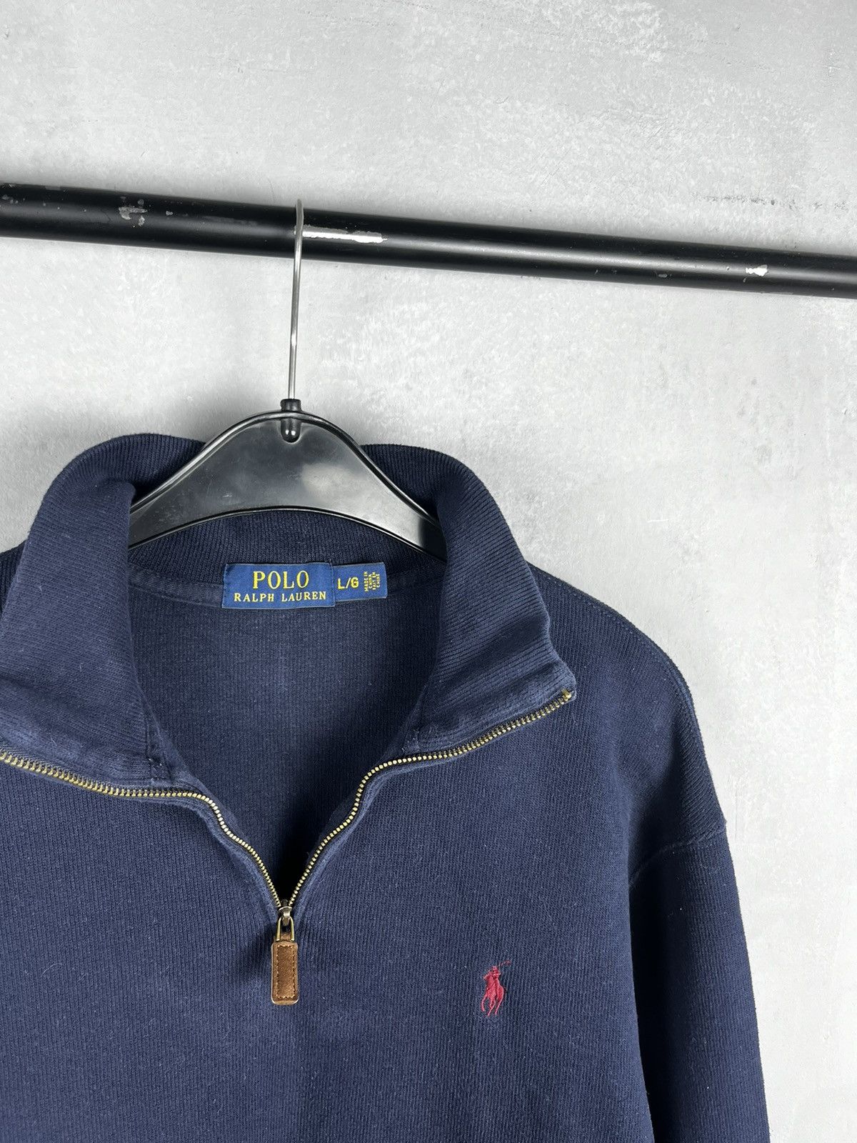 Polo Ralph Lauren × Ralph Lauren × Vintage Polo Ralph Lauren zip sweatshirt Size US L / EU 52-54 / 3 - 2 Thumbnail