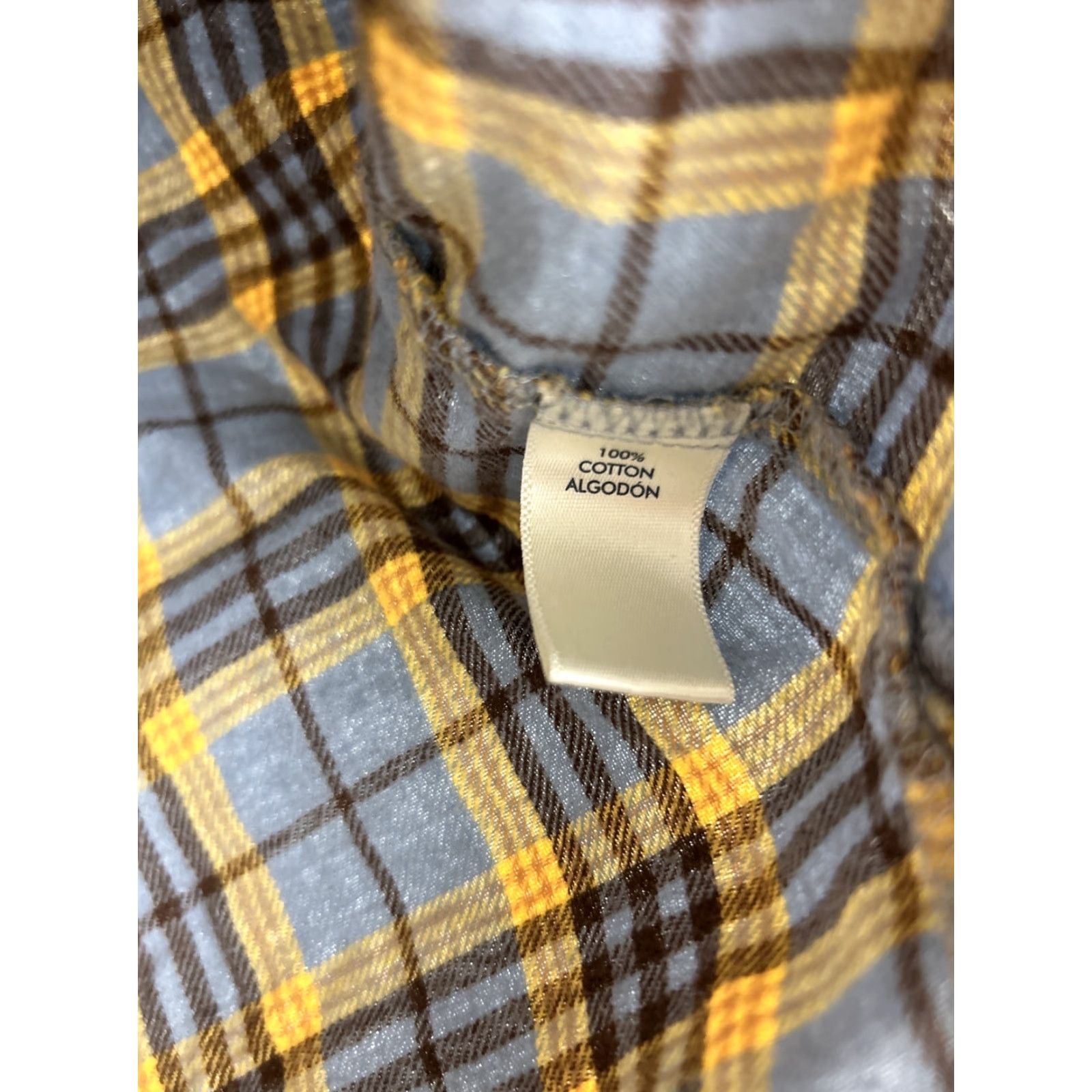 Vintage BKE Womens Long Sleeve Flannel Button-Up Plaid Blue Brown Ombre M Shirt Womens Size M / US 6-8 / IT 42-44 - 7 Thumbnail