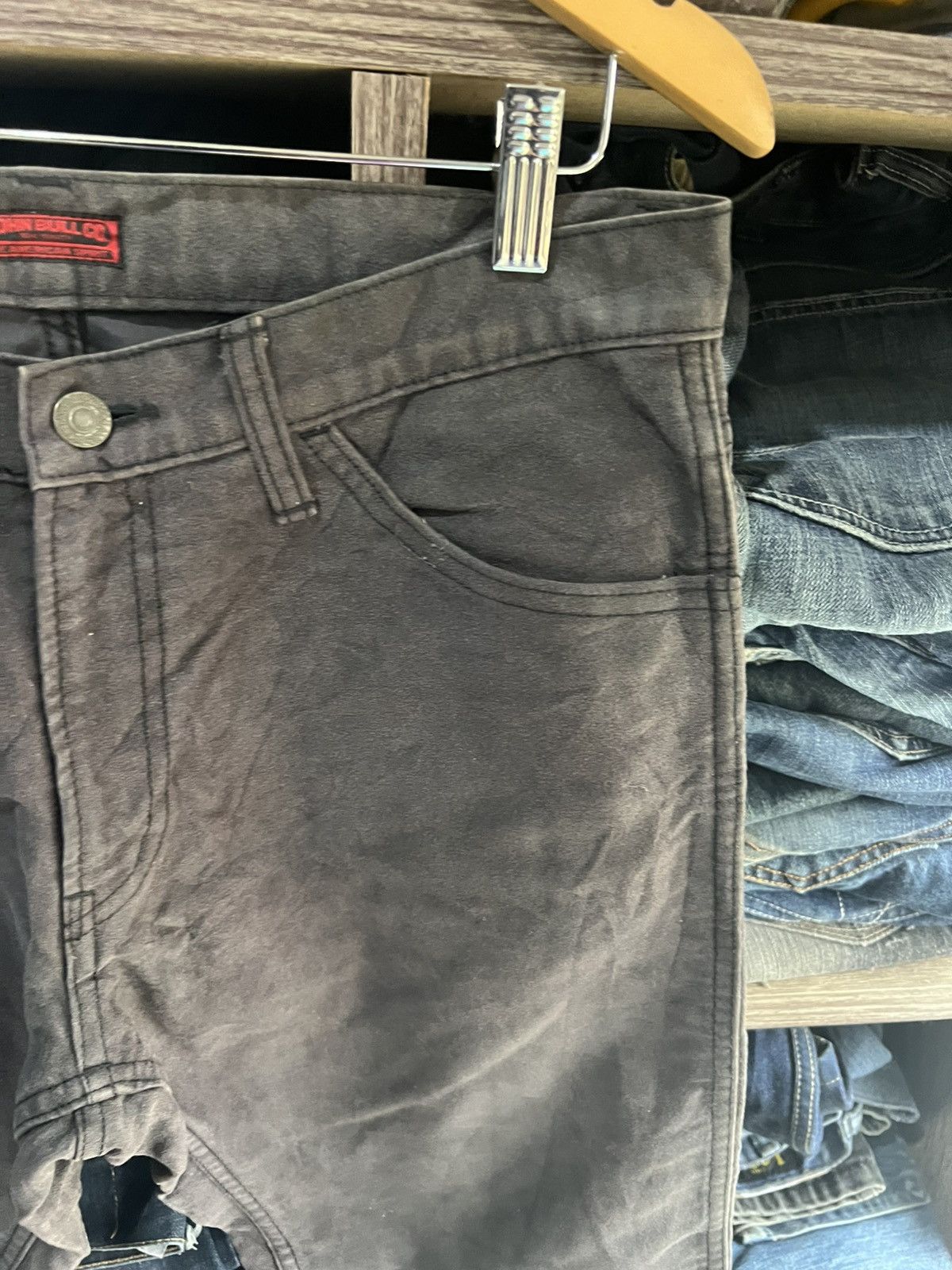 Johnbull 🔥Vintage John Bull Co Suede Denim Size US 32 / EU 48 - 8 Thumbnail
