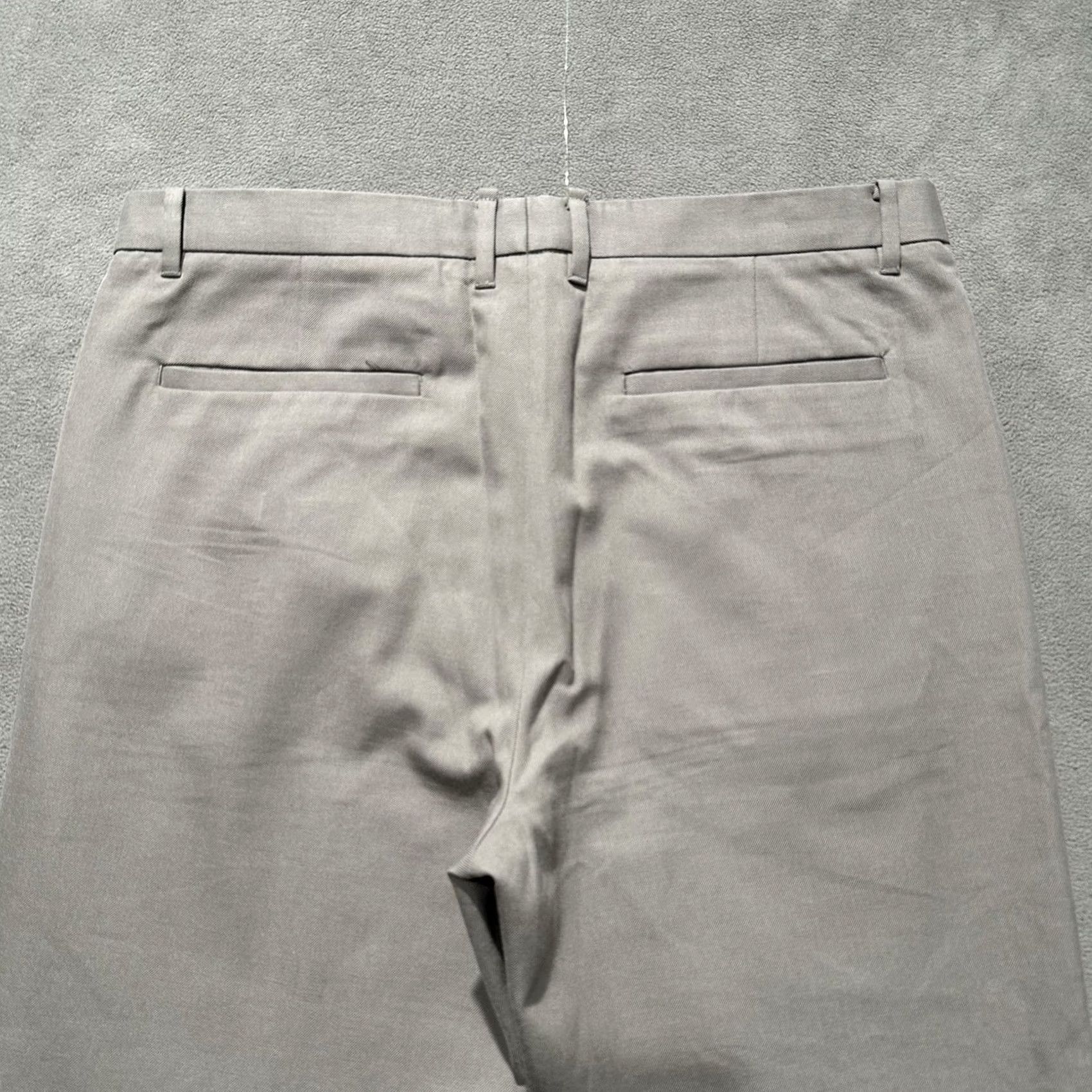 Allsaints Allsaints Pants Men 32 (35x26) Beige Tallis Trouser Pleated Wool Blend Cropped Size US 32 / EU 48 - 4 Thumbnail