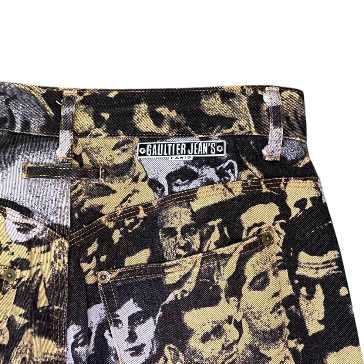 Jean Paul Gaultier Jean Paul GAULTIER 1992AW Face Printed Vest & Pants Set-up Size US 44 / EU 60 - 22 Thumbnail