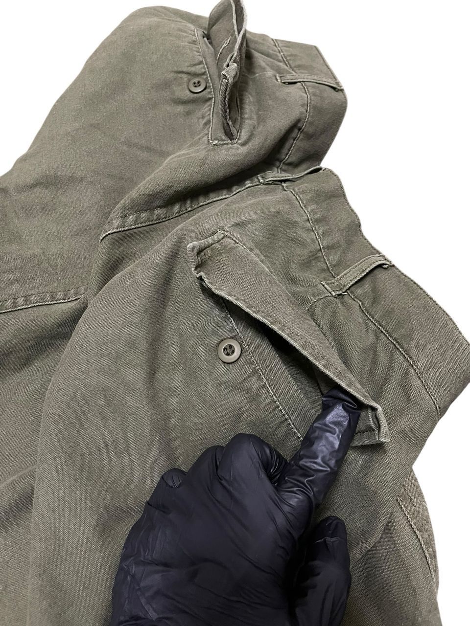 If Six Was Nine Vintage Jungle Storm Cargo Pants Size US 34 / EU 50 - 9 Thumbnail