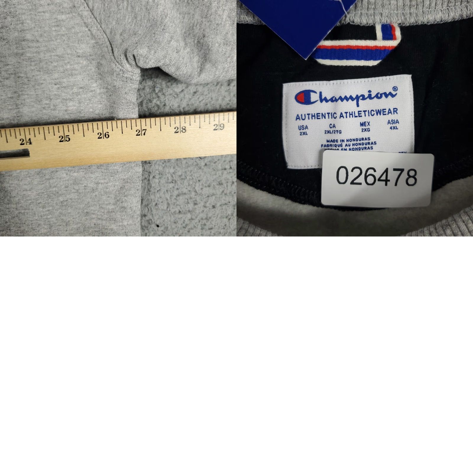 Champion VINTAGE Champion Sweater Mens 2XL Gray Camouflage Logo Pullover Sweatshirt Casual All Seasons Size US XXL / EU 58 / 5 - 8 Thumbnail