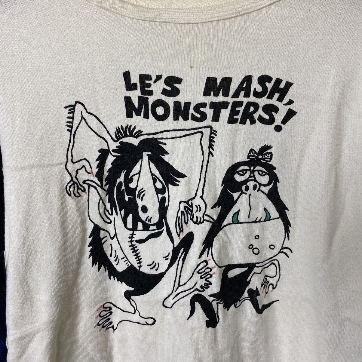 Expert Horror × Japanese Brand Topaz x Les Mash Monsters Horror Movie Tee Made in Japan Size US S / EU 44-46 / 1 - 2 Thumbnail