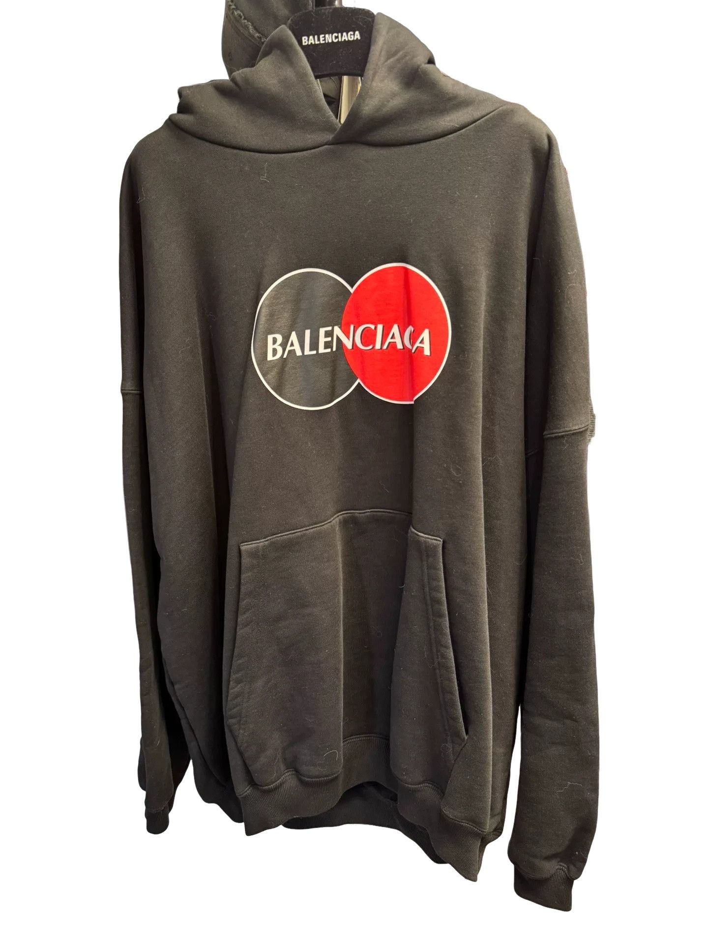 Balenciaga Balenciaga Mastercard Graphic Hoodie Size S Size US S / EU 44-46 / 1 - 1 Thumbnail