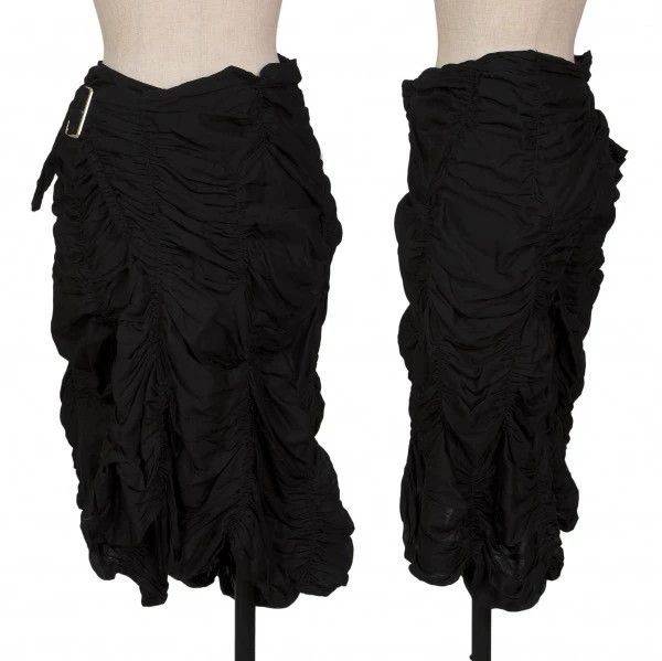 Comme des Garcons Comme Des Garcons size S Black Retro Irregular Design Skir Size 24" / US 00 / IT 34 - 1 Thumbnail