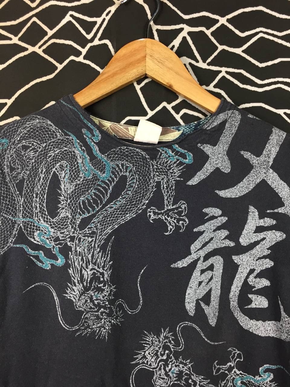 Karakuri Tamashii Vtg Karakuri Tamashii Japanese Wano Style Twin Dragon Tee Size US S / EU 44-46 / 1 - 3 Thumbnail