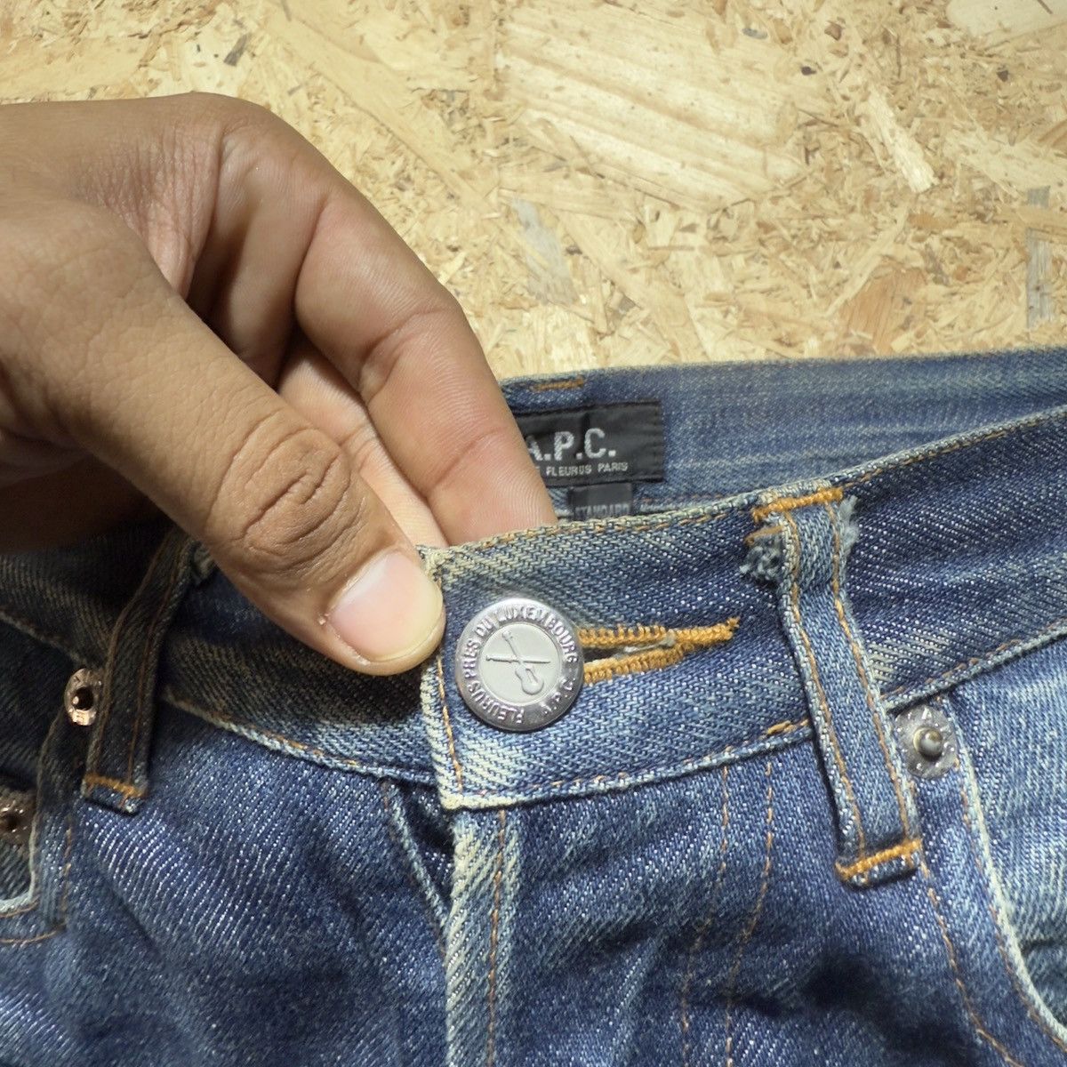 A.P.C. A.P.C Selvedge Denim Slim Fit Cutting Size US 28 / EU 44 - 6 Thumbnail