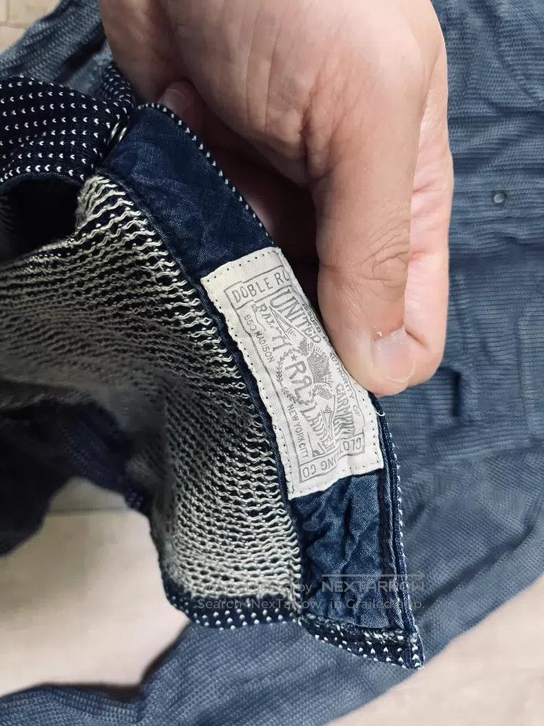 RRL Ralph Lauren RRL Ralph Lauren Out of print gemstone spike shirt blue dy Size US L / EU 52-54 / 3 - 4 Thumbnail