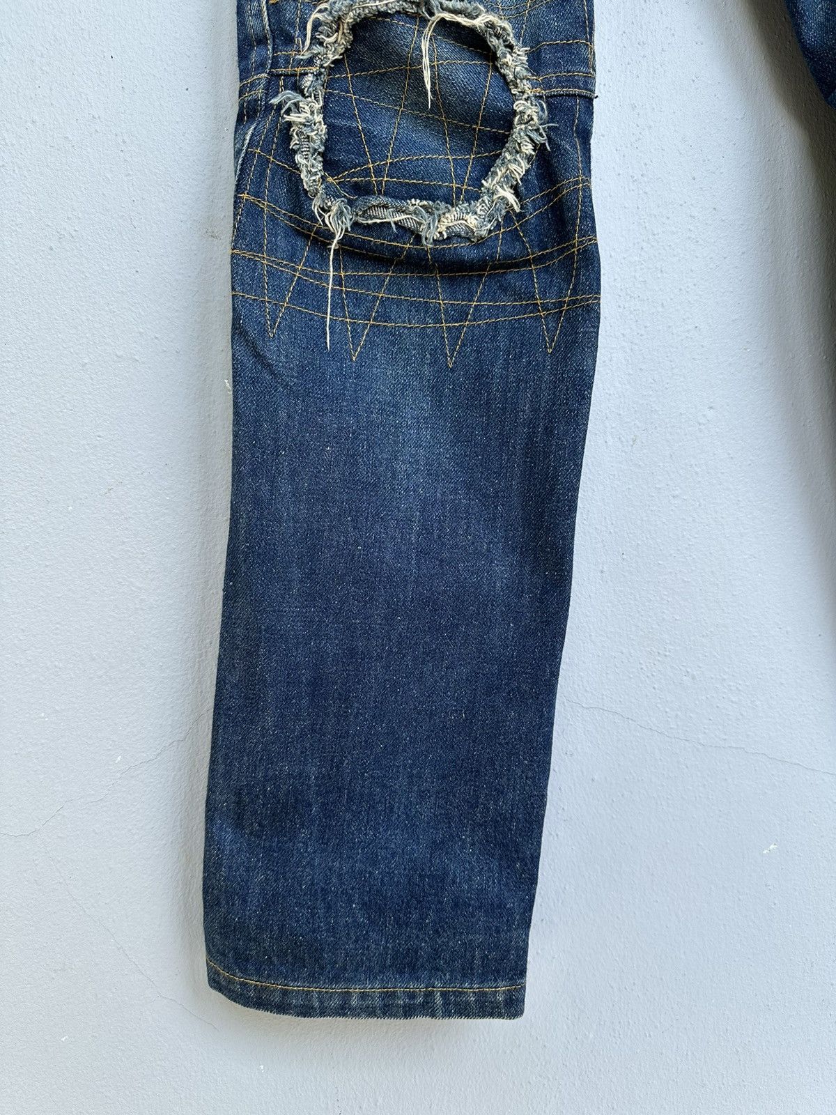 Christopher Nemeth Vintage Nemeth Distressed Biker Jeans Size US 31 - 8 Thumbnail