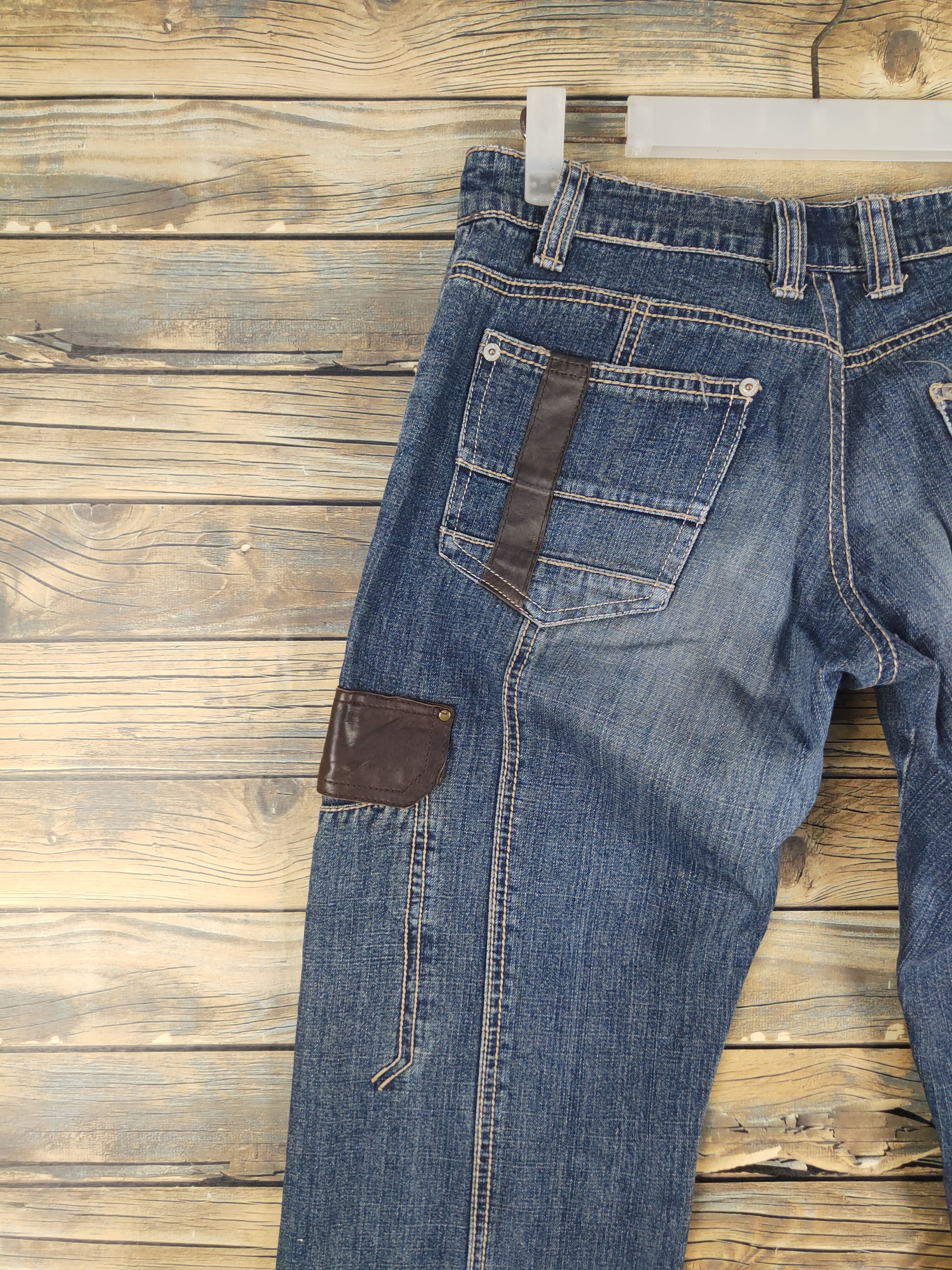 Comme Ca Ism DL Comme Ca du Mode Blue Distressed Ripped Jeans #1578 Size US 29 - 8 Thumbnail