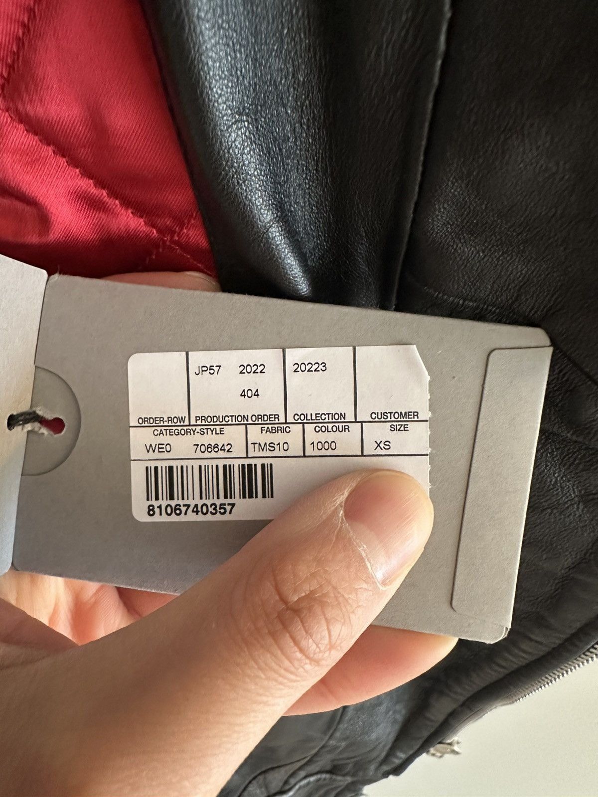 Balenciaga Balenciaga Fall 22 lost tape leather jacket Size US XS / EU 42 / 0 - 7 Thumbnail