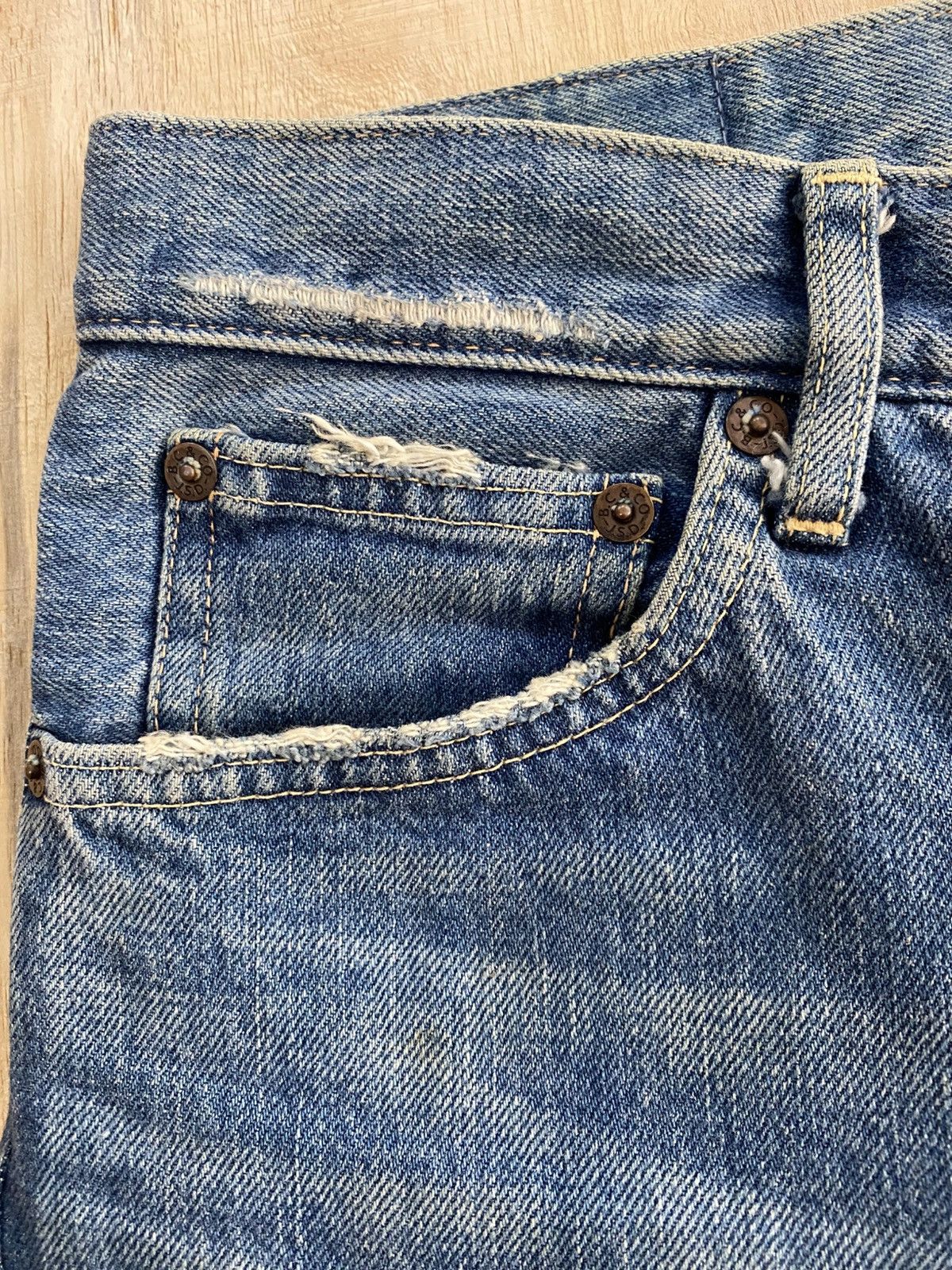 Journal Standard Journal Standard Indigo Distressed Jeans Size US 31 - 8 Thumbnail