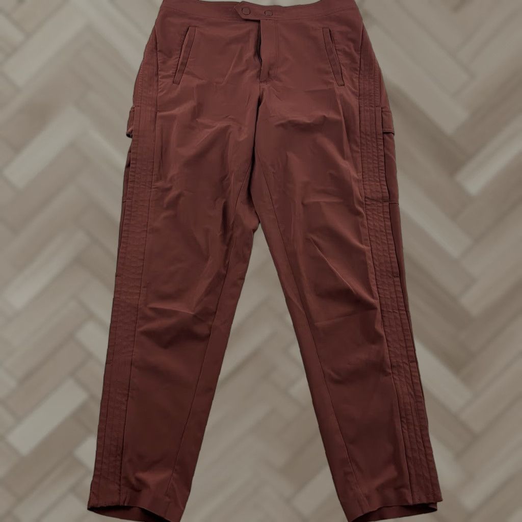 Athleta Athleta Pants Casual Women's Size 4 Ankle Red/Maroon Zip Pocket 4 Womens Shoes? Size 27" / US 4 / IT 40 - 1 Thumbnail