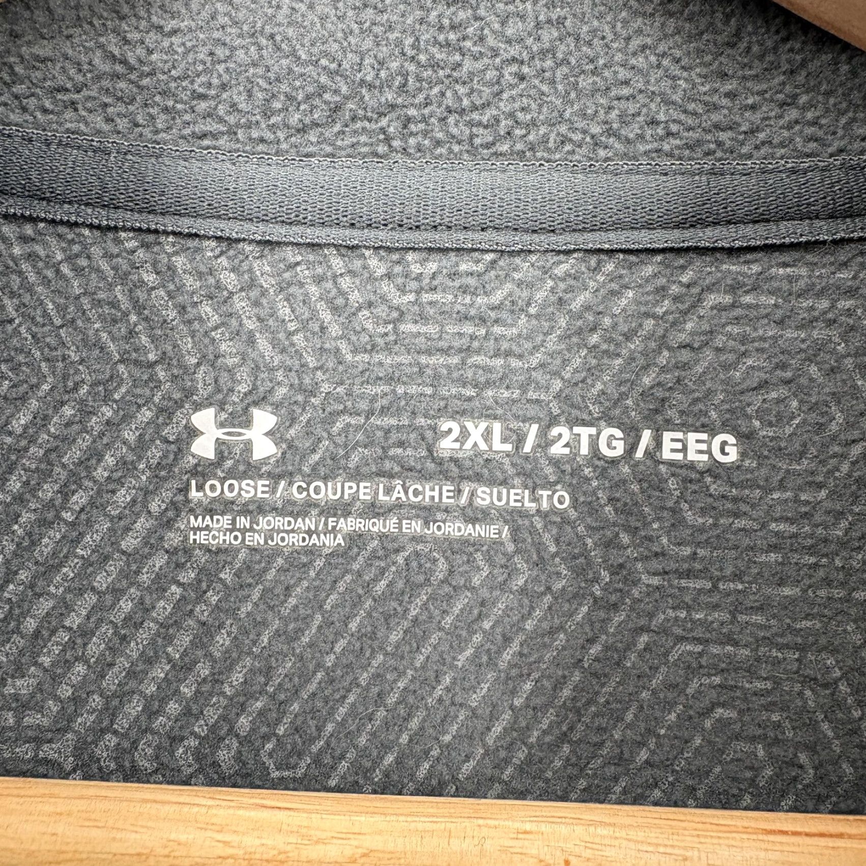 Under Armour Under Armour Jacket Mens 2XL Gray Colorblock Fleece Half Zip Loose Fit Zip Pockets Casual Activewear Mens Size US XXL / EU 58 / 5 - 3 Thumbnail