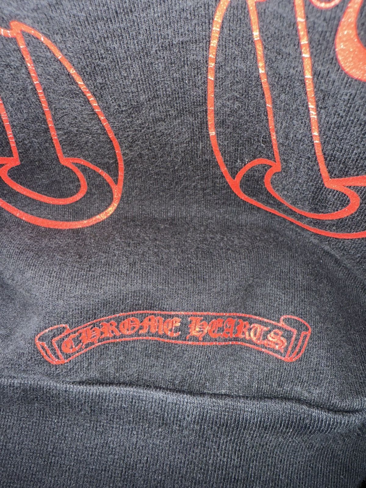 Chrome Hearts Chrome Hearts Online Exclusive Red on Black Hoodie - USA Size US M / EU 48-50 / 2 - 13 Thumbnail