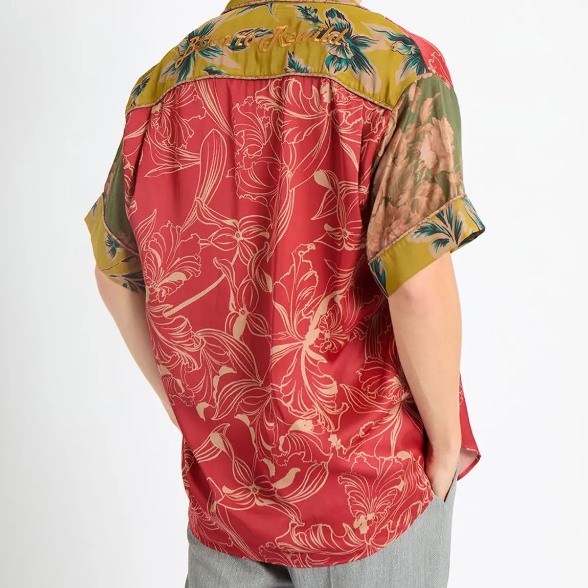 o1y0525 Logo Patterned Shirt in Multicolor