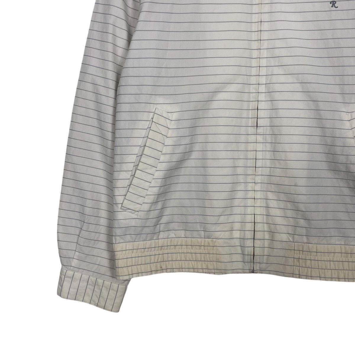 Raf Simons Rare Raf Simons SS07 Stripes Single R Bomber Jacket Size US S / EU 44-46 / 1 - 3 Thumbnail