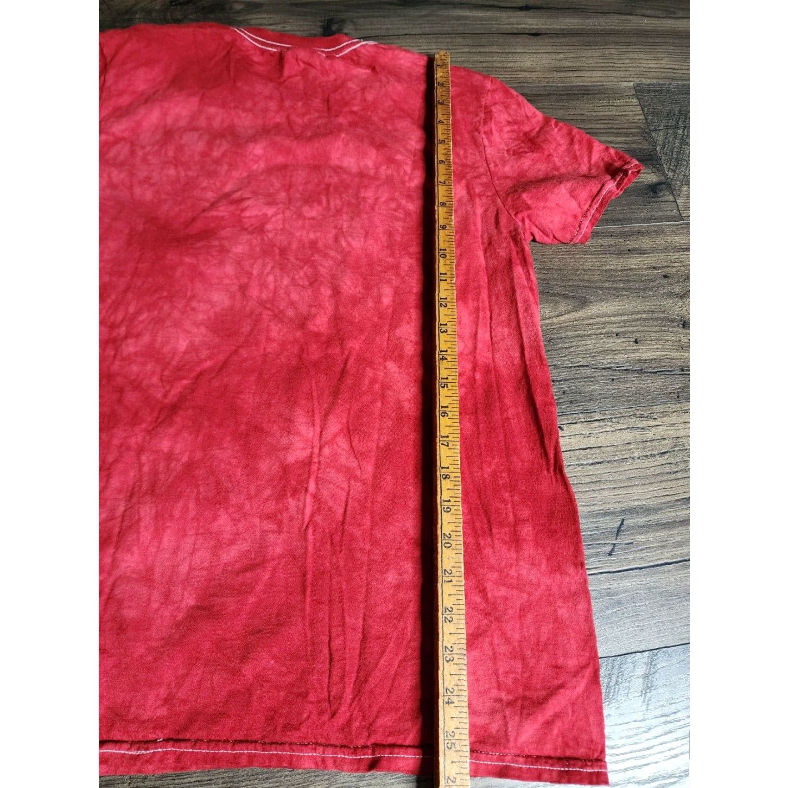 Gildan Christmas Reindeer Gildan T Shirt Mineral Wash Red Mens M Size US M / EU 48-50 / 2 - 2 Thumbnail