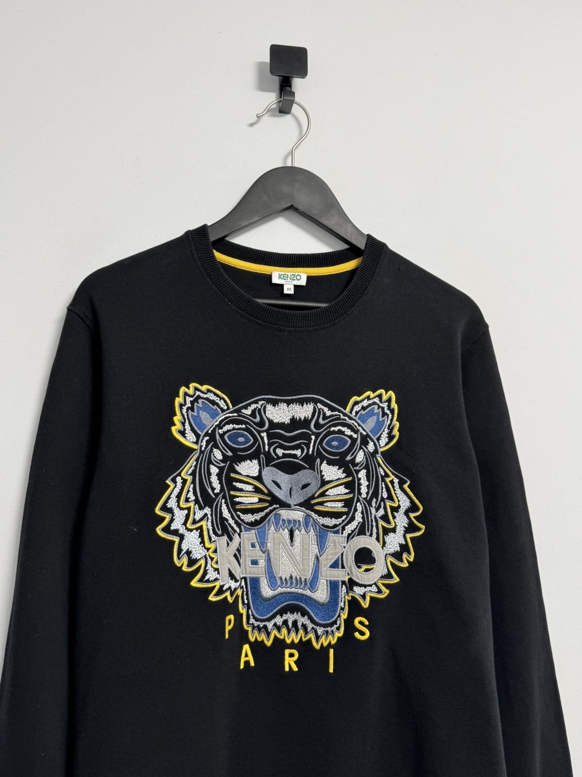 Kenzo Kenzo Paris Black Tiger Sweatshirt Streetwear Style Size US M / EU 48-50 / 2 - 2 Thumbnail