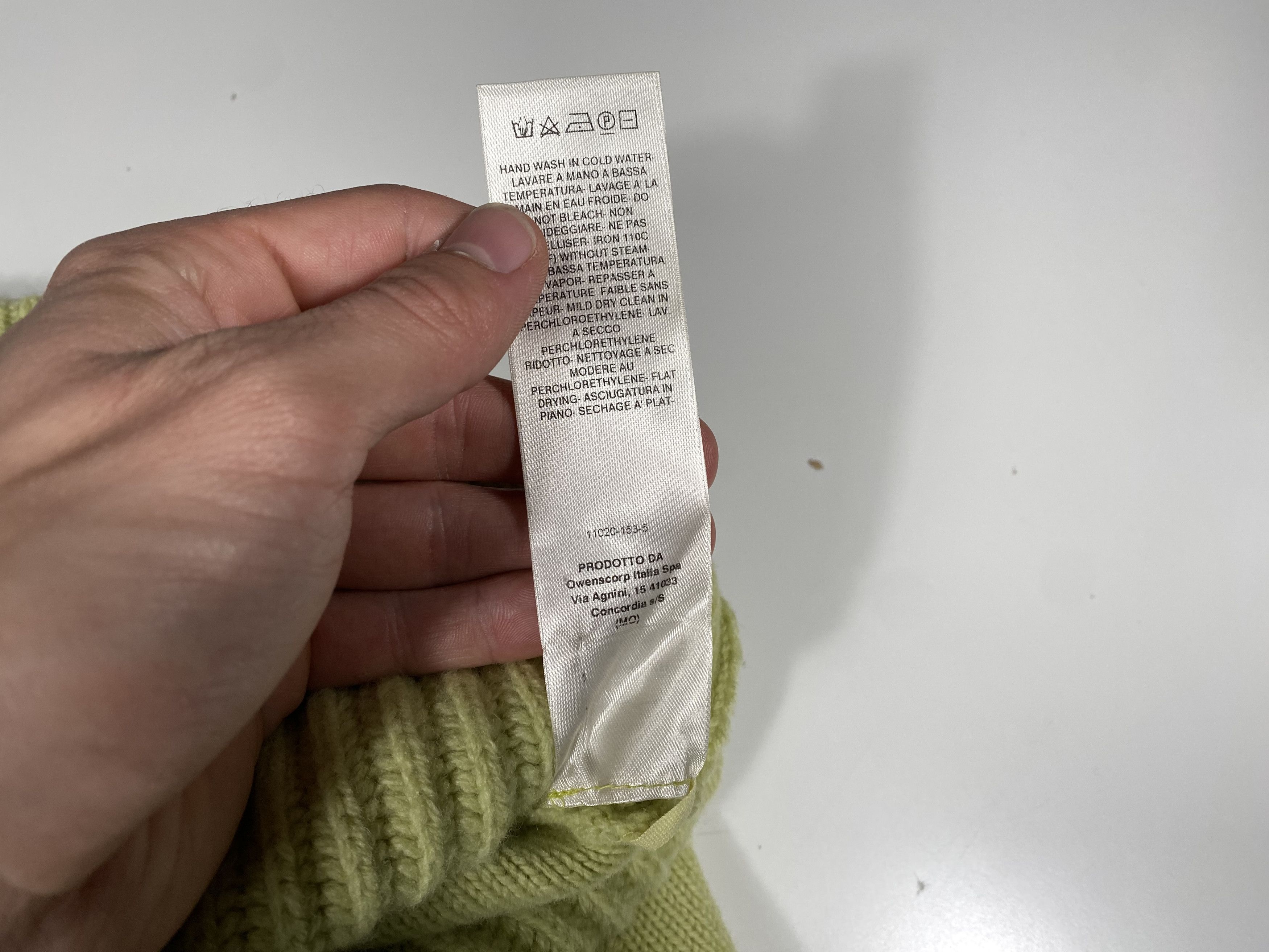 Rick Owens Rick Owens F/W18 Sisyphus Fisherman Knit 62 Lime Size XS / US 0-2 / IT 36-38 - 6 Thumbnail