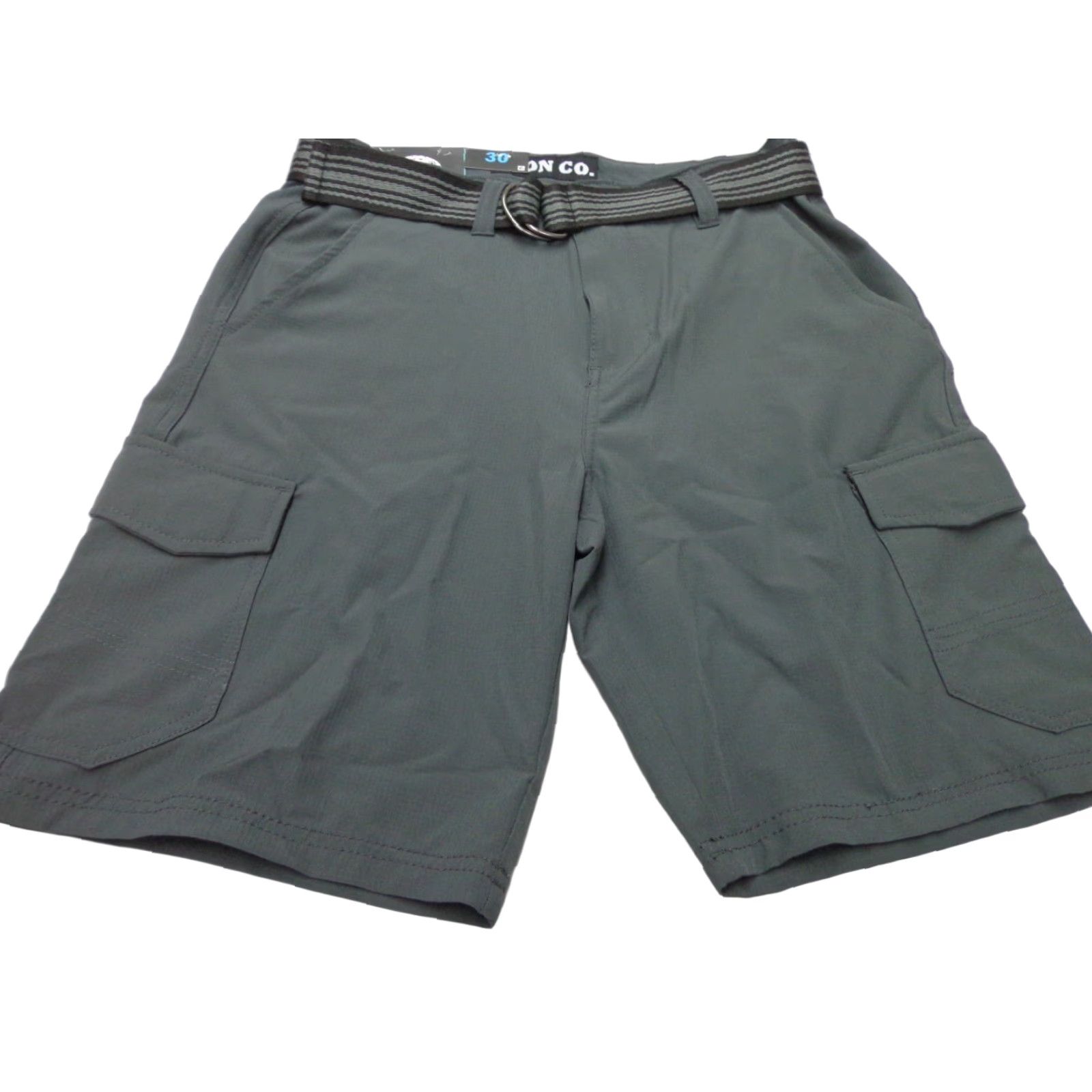 Vintage IRON CO. Warder Stretch Tech Cargo Belted Shorts Surf Grey Size 30 NEW Size US 30 / EU 46 - 1 Thumbnail