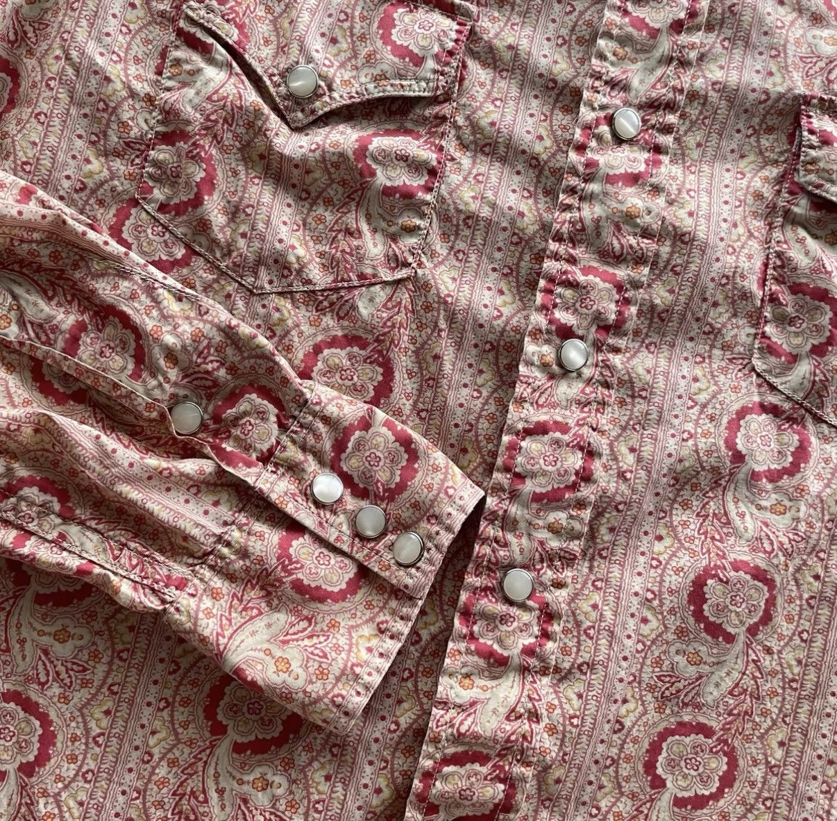 RRL Ralph Lauren RRL Ralph Lauren Double RL Printed Western Shirt K22 Size US S / EU 44-46 / 1 - 4 Thumbnail