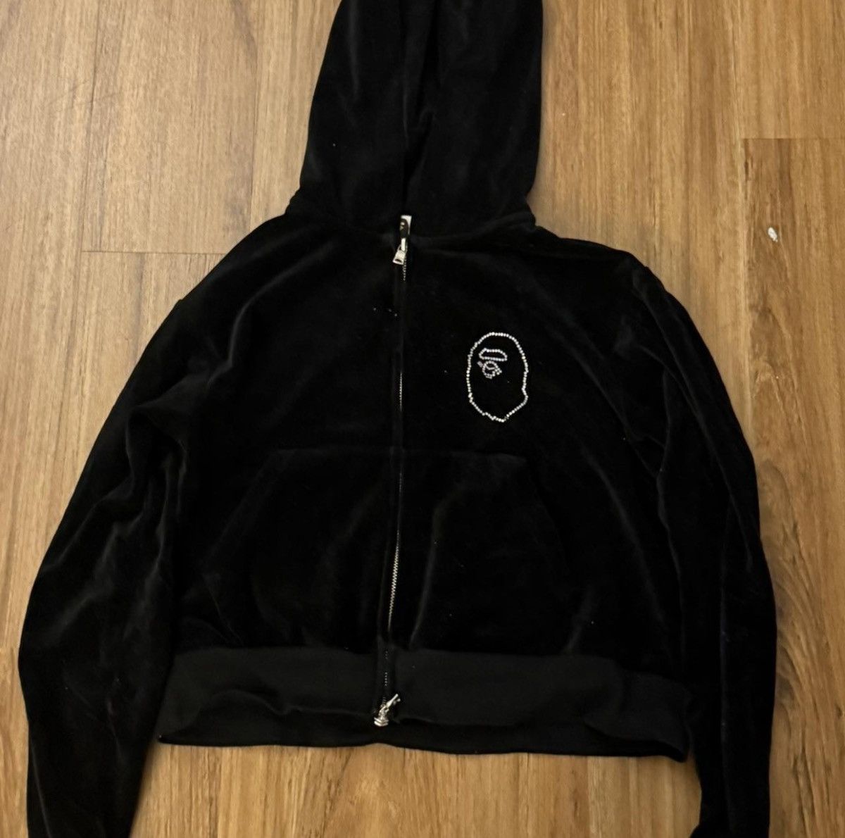 Bape bape crystal cropped zip up Size M / US 6-8 / IT 42-44 - 1 Thumbnail