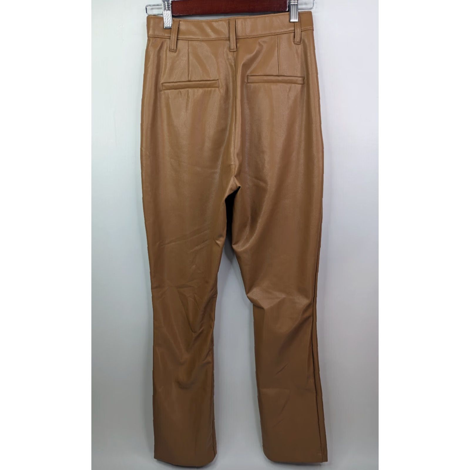 Abercrombie & Fitch Abercrombie & Fitch Pant 27 Skinny High Rise Faux Leather - Brown - Women - 27 - Multicolor? Size 27" / US 4 / IT 40 - 4 Thumbnail