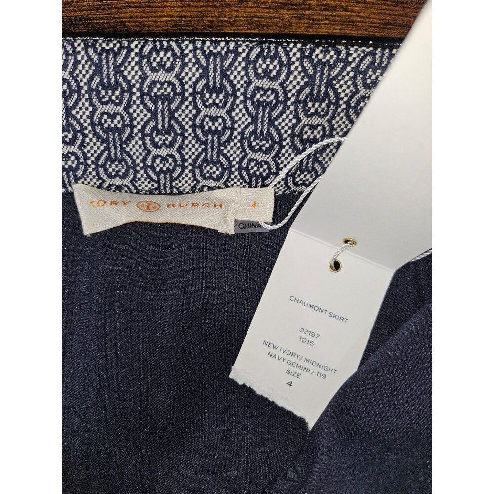Tory Burch NWT Tory Burch Chaumont Jacquard Skirt 4 Small Size 26" / US 2 / IT 38 - 6 Thumbnail
