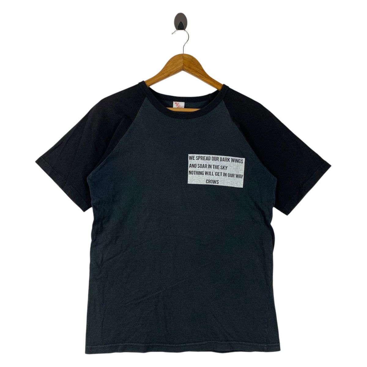 Other Vintage CROWS big printed backhit tee Size US M / EU 48-50 / 2 - 2 Thumbnail