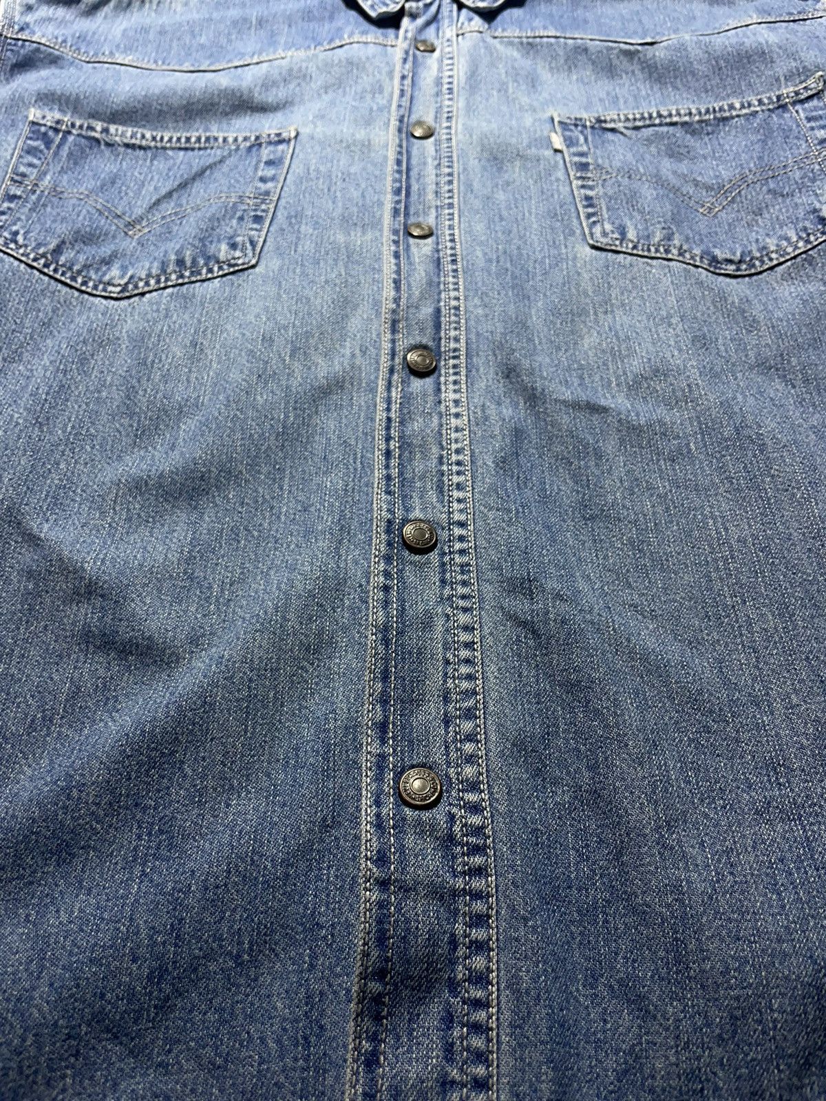 Levi's Vintage Levi’s Silver Tab Denim Munich Linedancer Shirt Size US L / EU 52-54 / 3 - 8 Thumbnail