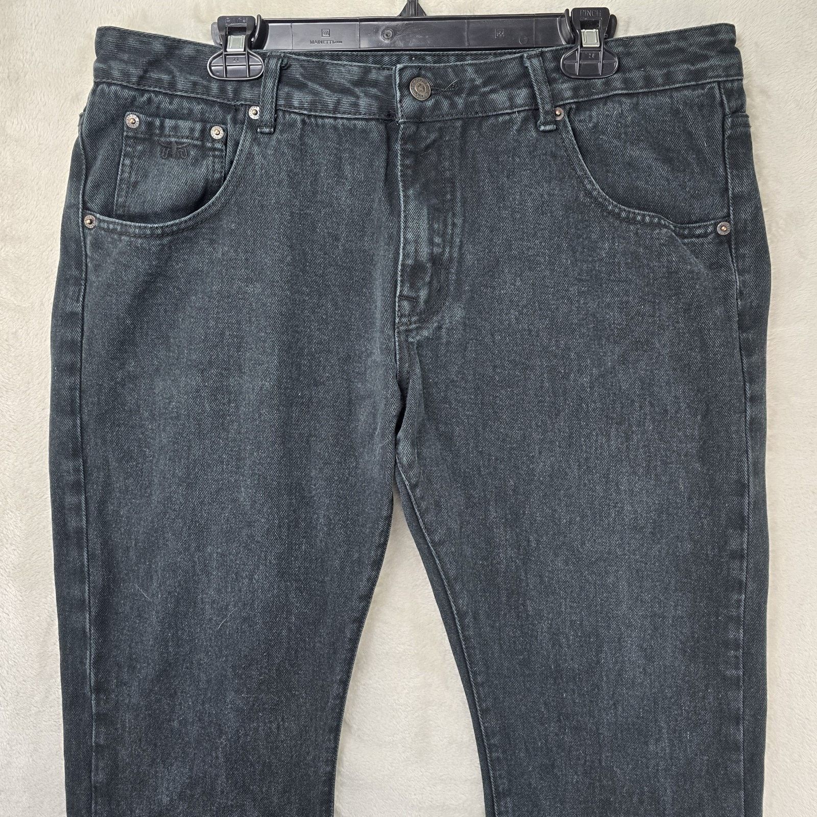 Other Sergio Never Legal Jeans Mens 36x32 Black Grunge Vintage Y2K Size US 36 / EU 52 - 7 Thumbnail