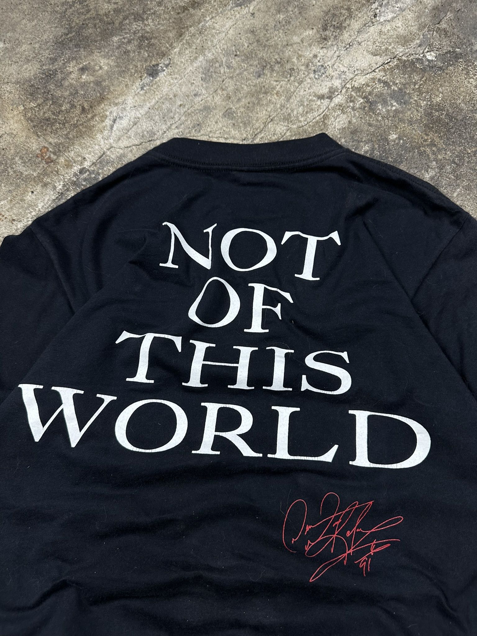Vintage Rare 1997 Dennis Rodman Not Of This World Vintage T-shirt Size US M / EU 48-50 / 2 - 3 Thumbnail