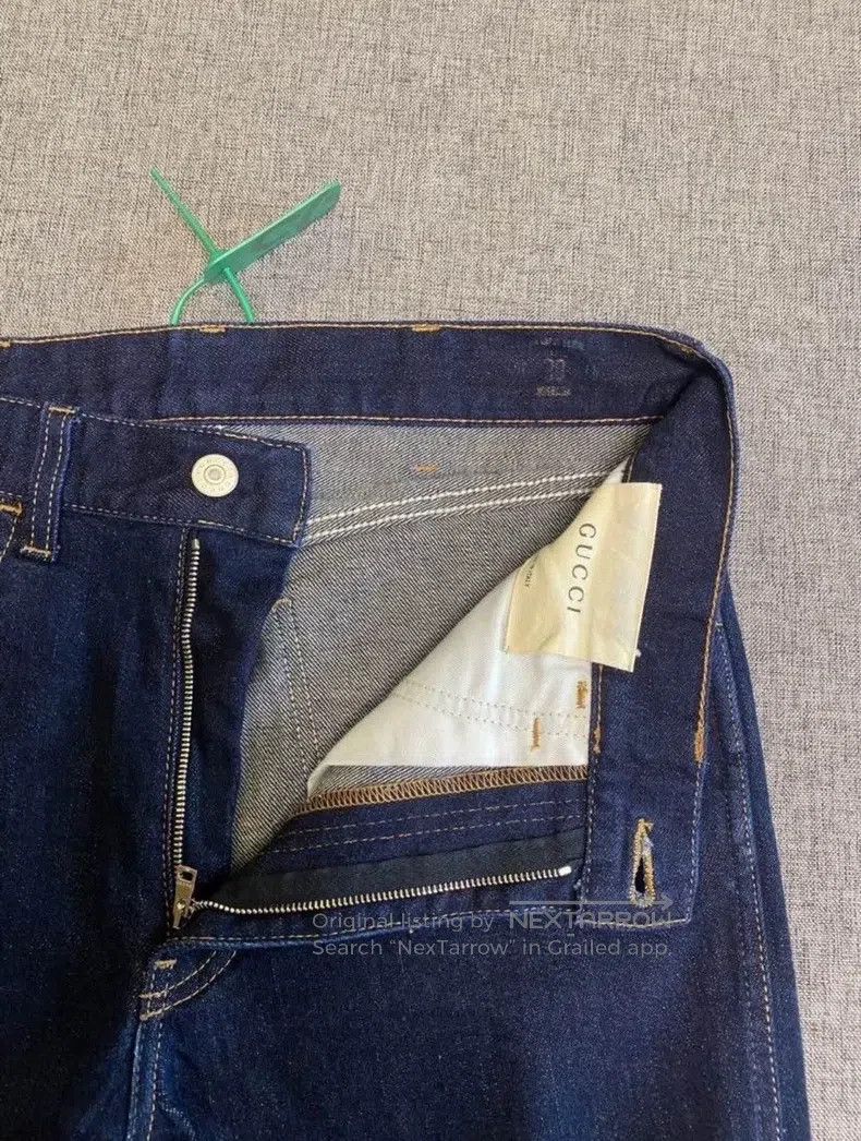 Gucci Gucci Straight jeans with retro logo Size US 30 / EU 46 - 3 Thumbnail
