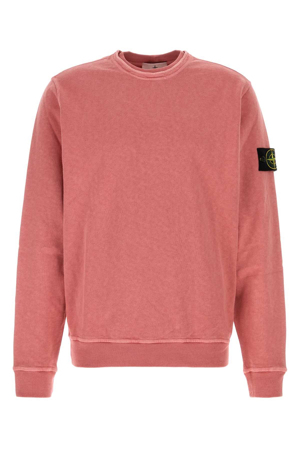 Stone Island Dark Pink Cotton Sweatshirt Size US M / EU 48-50 / 2 - 1 Thumbnail