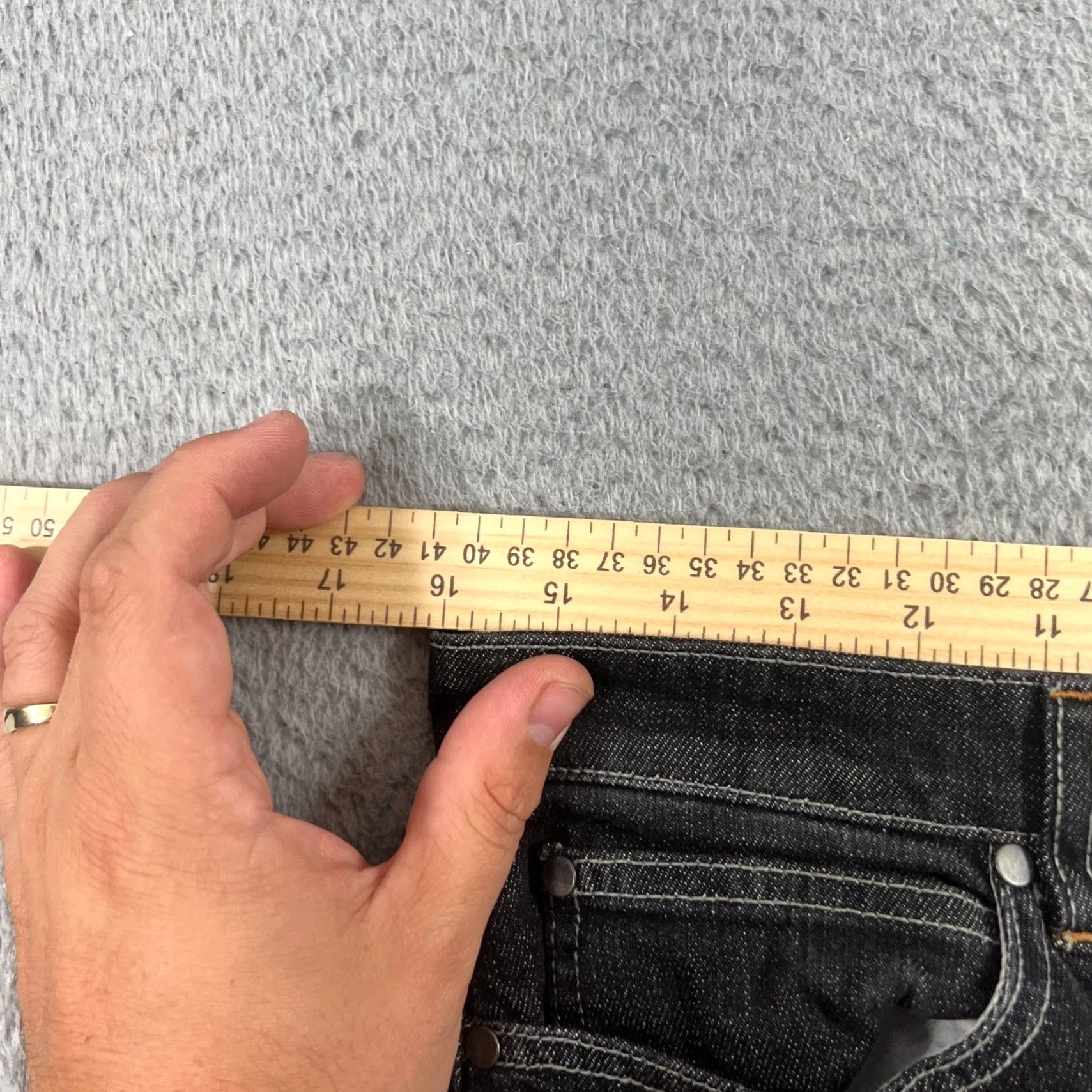 Eileen Fisher Eileen Fisher Jeans Womens Size 8 Black Slim Straight Denim Organic Cotton Size 32" / US 10 / IT 46 - 5 Thumbnail