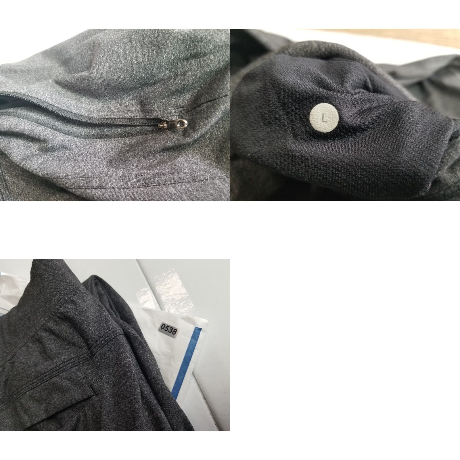 Lululemon Lululemon Joggers Mens Large Gray Athletic Sweatpants Pockets Zip Pocket Breathable Slimming Stretch See All Pic Size US 33 - 8 Thumbnail