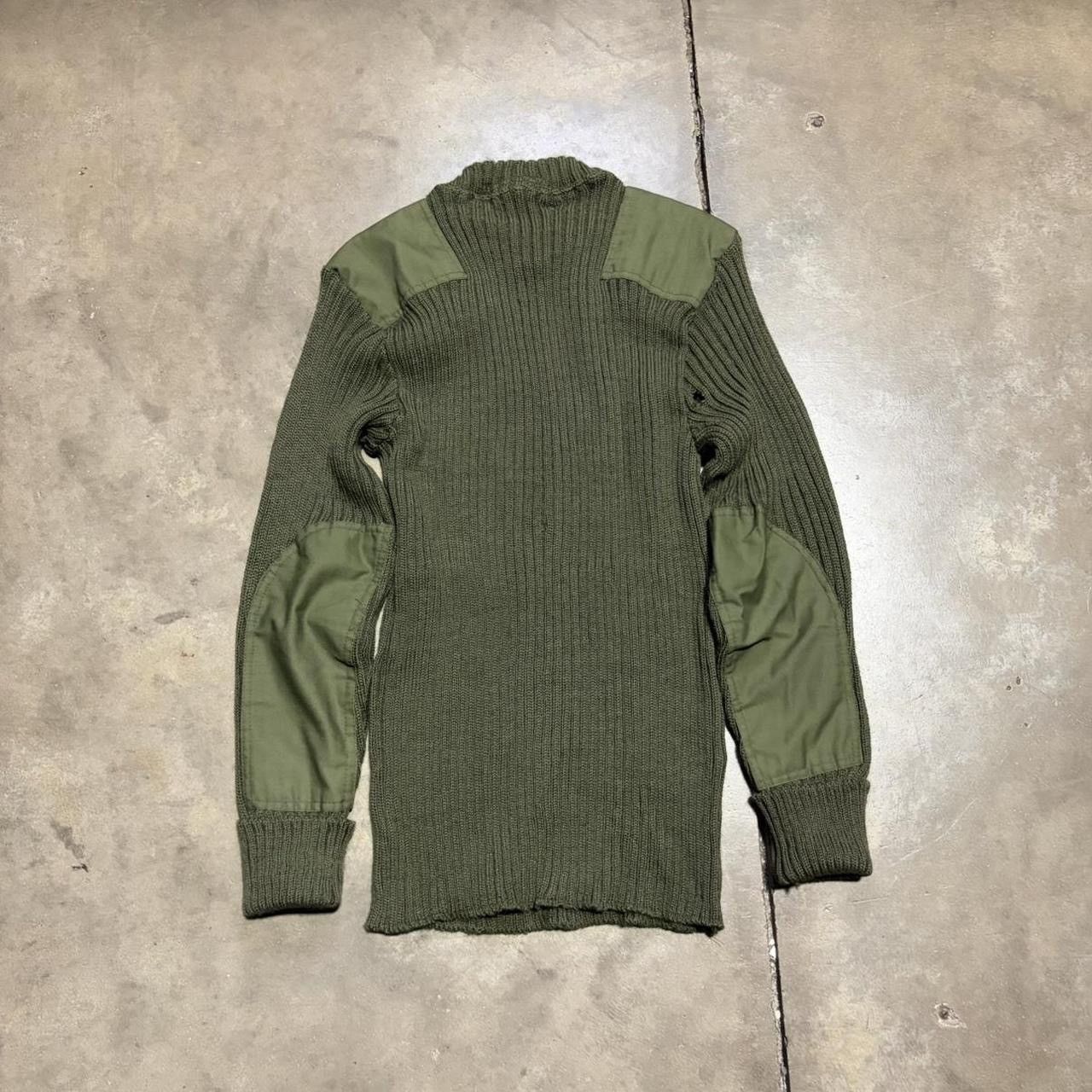 Vintage Vintage British Military Sweater Woolly Pully Ribbed Knit Size US L / EU 52-54 / 3 - 5 Thumbnail