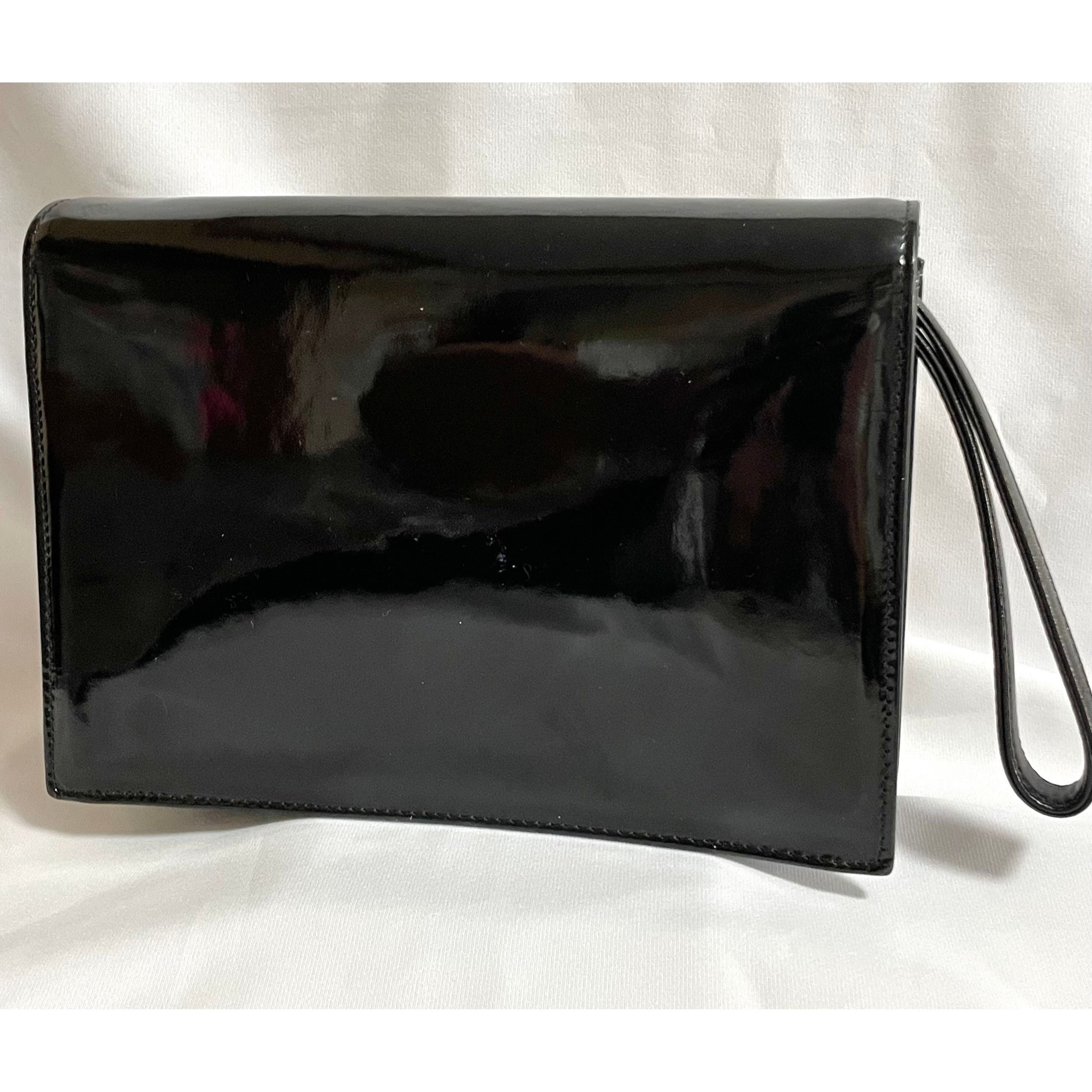 Chanel Vintage CHANEL patent enamel clutch bag, wristlet, just Size ONE SIZE - 5 Thumbnail