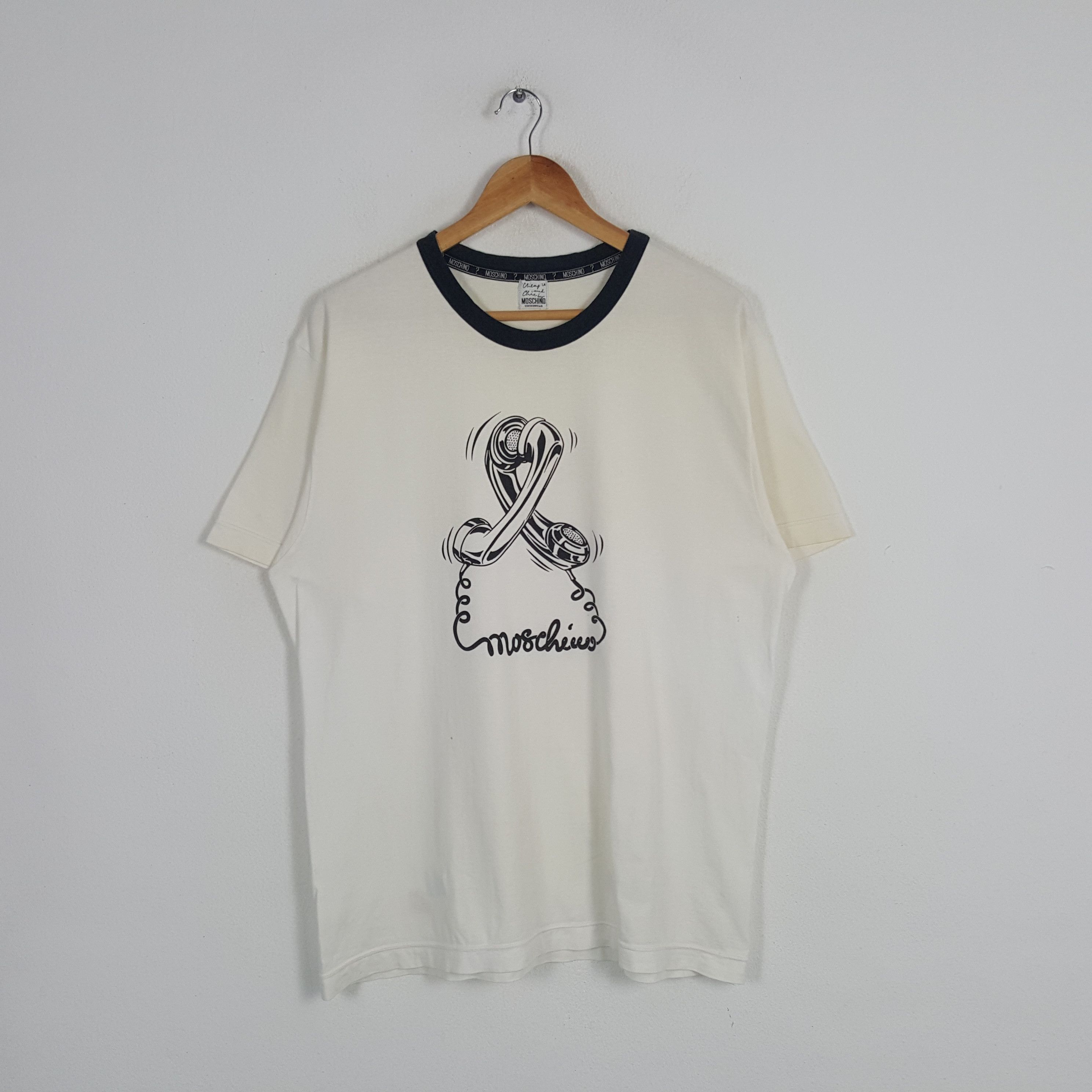 Moschino × Vintage Vintage Moschino Japanese Designer Tshirt Size US L / EU 52-54 / 3 - 1 Thumbnail