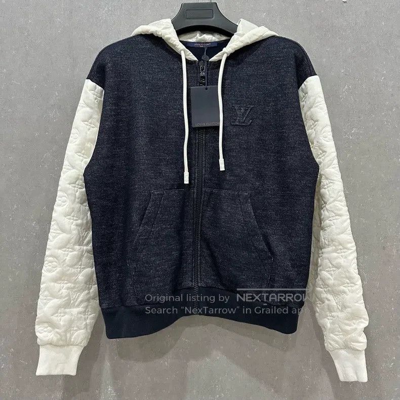 Louis Vuitton Louis Vuitton Patchwork presbyopic embossed hooded jacket Size US S / EU 44-46 / 1 - 1 Thumbnail