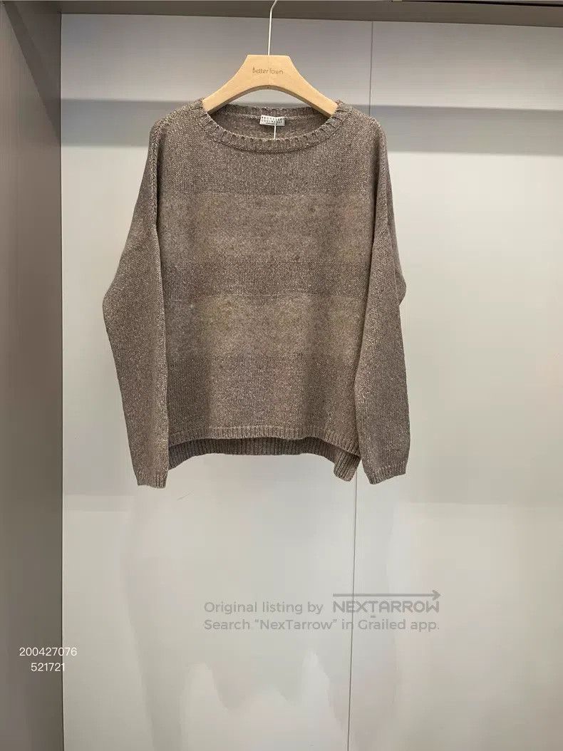 Brunello Cucinelli Brunello Cucinelli Caramel Cashmere Sweater Size S / US 4 / IT 40 - 1 Thumbnail