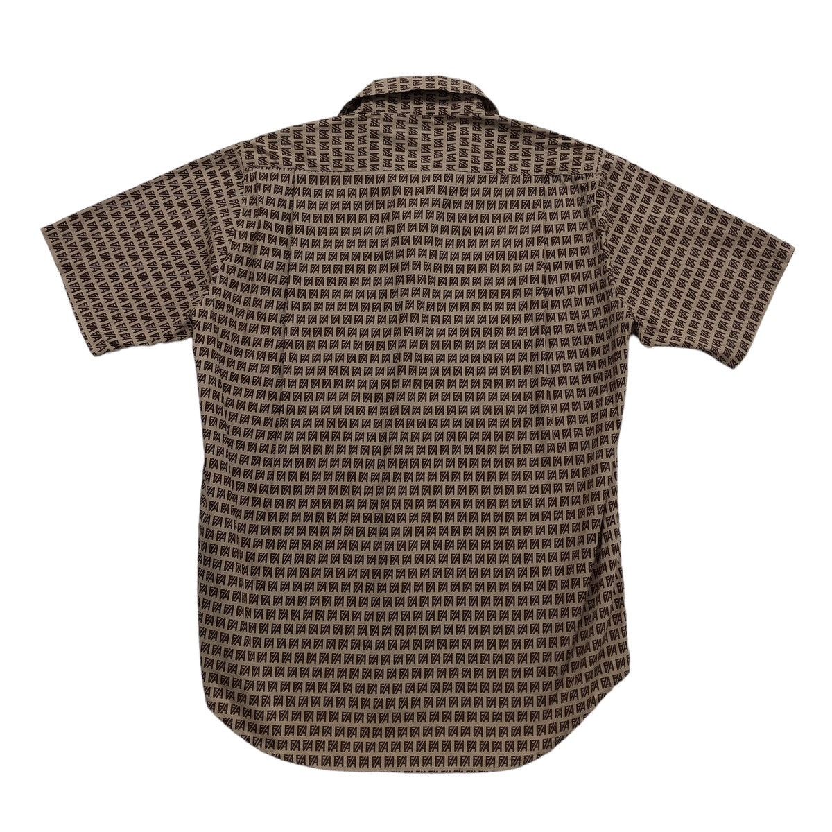 Bape BA Monogram Button Up S/S Shirt Size US M / EU 48-50 / 2 - 3 Thumbnail